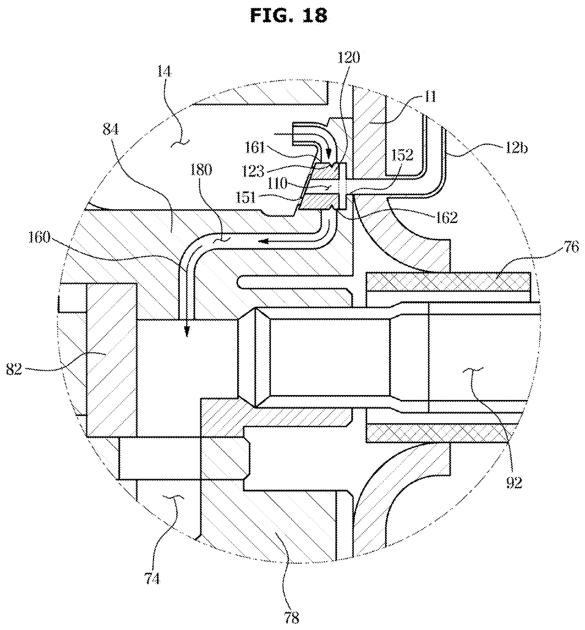 Patent US12092379 Figure 18 – Compressor and refrigeration cycle device having the same