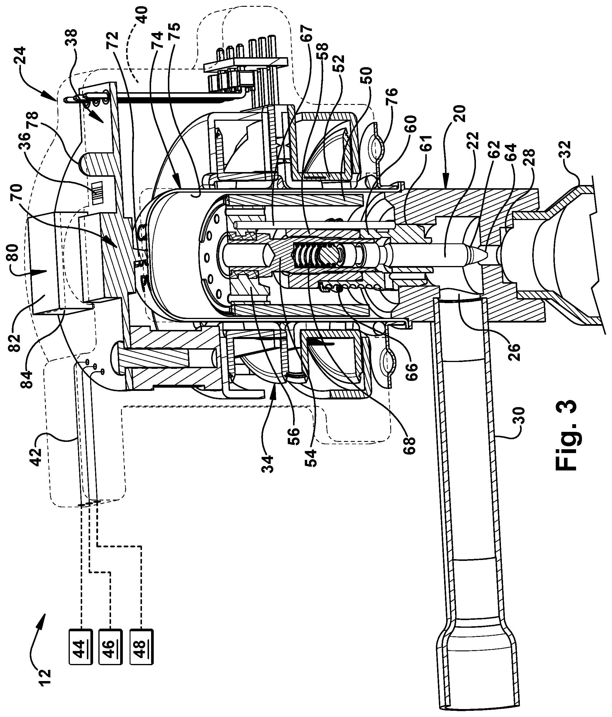 Patent US12092382 Figure 3 – Power element for refrigerant modulating valve