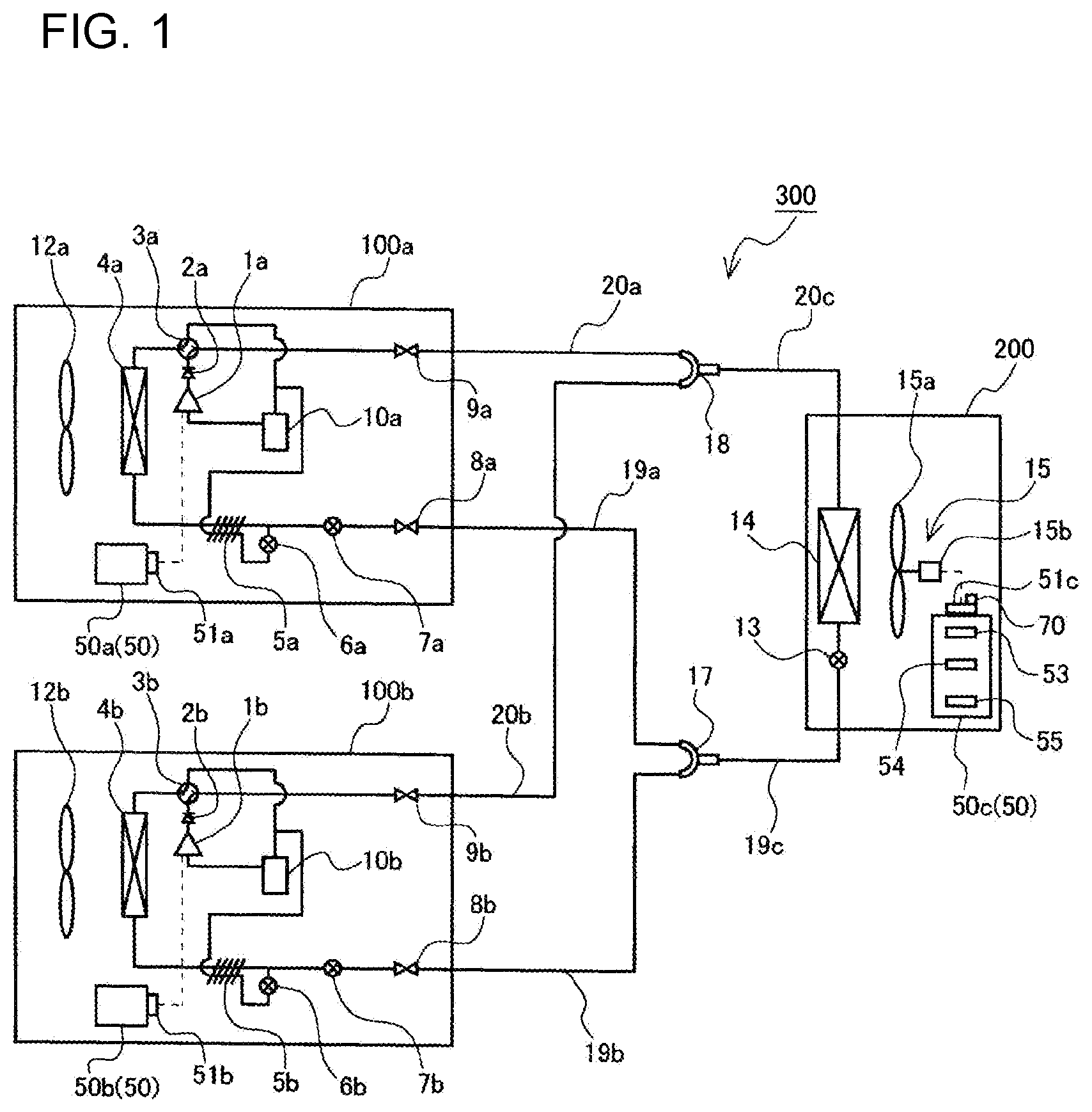 Patent US12092383 Figure 1 – Refrigeration cycle device