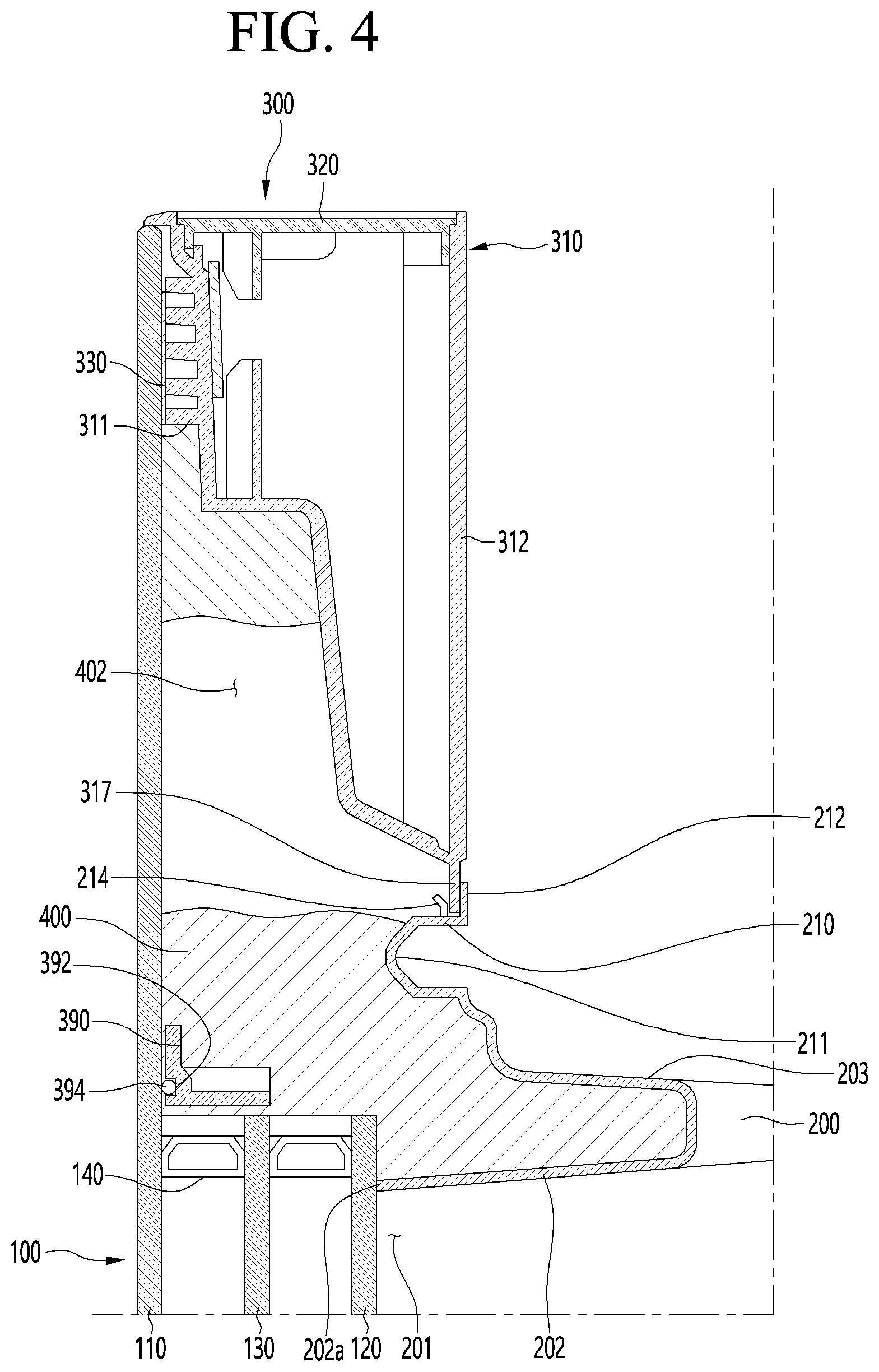 Patent US12092387 Figure 4 – Refrigerator
