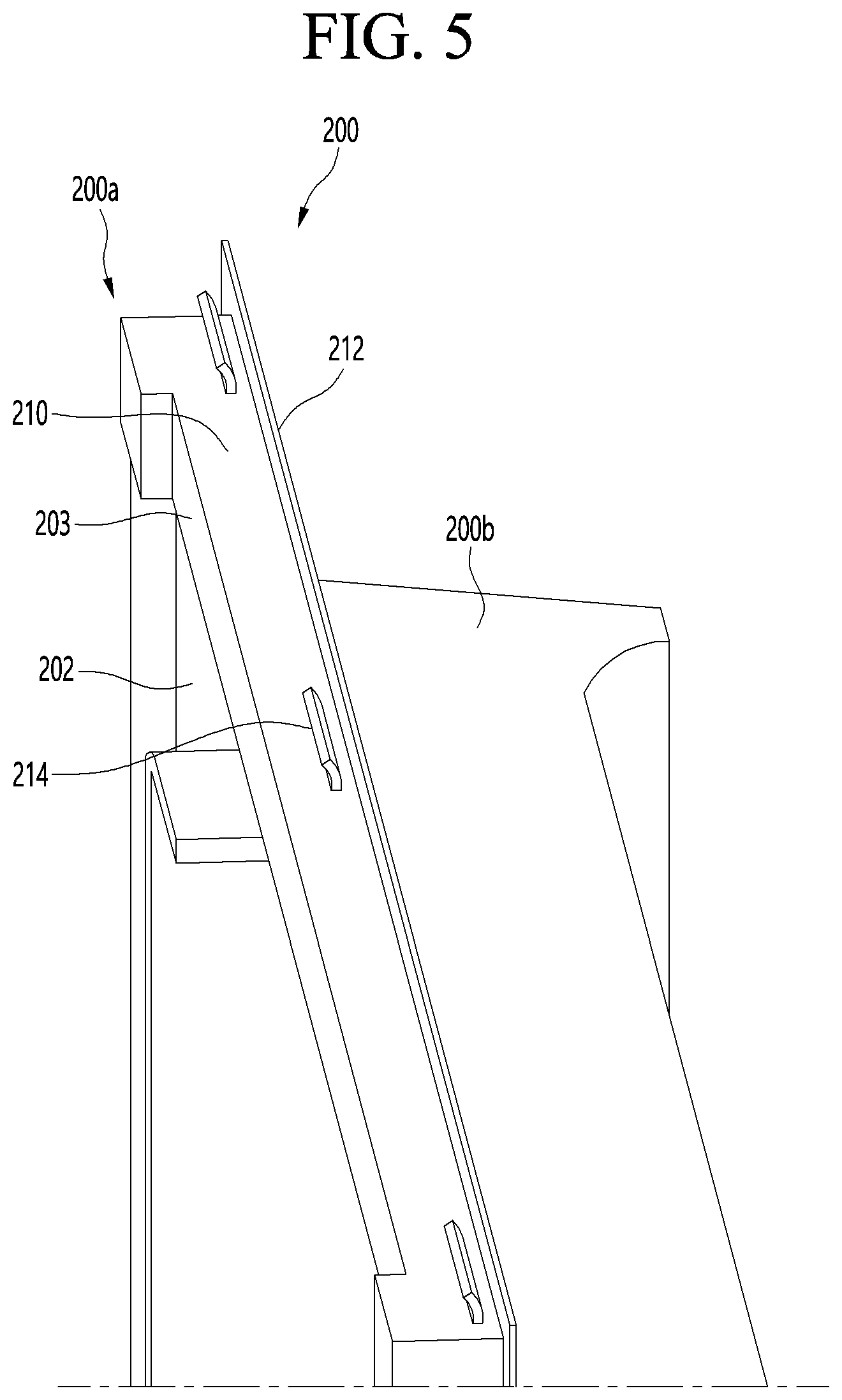 Patent US12092387 Figure 5 – Refrigerator