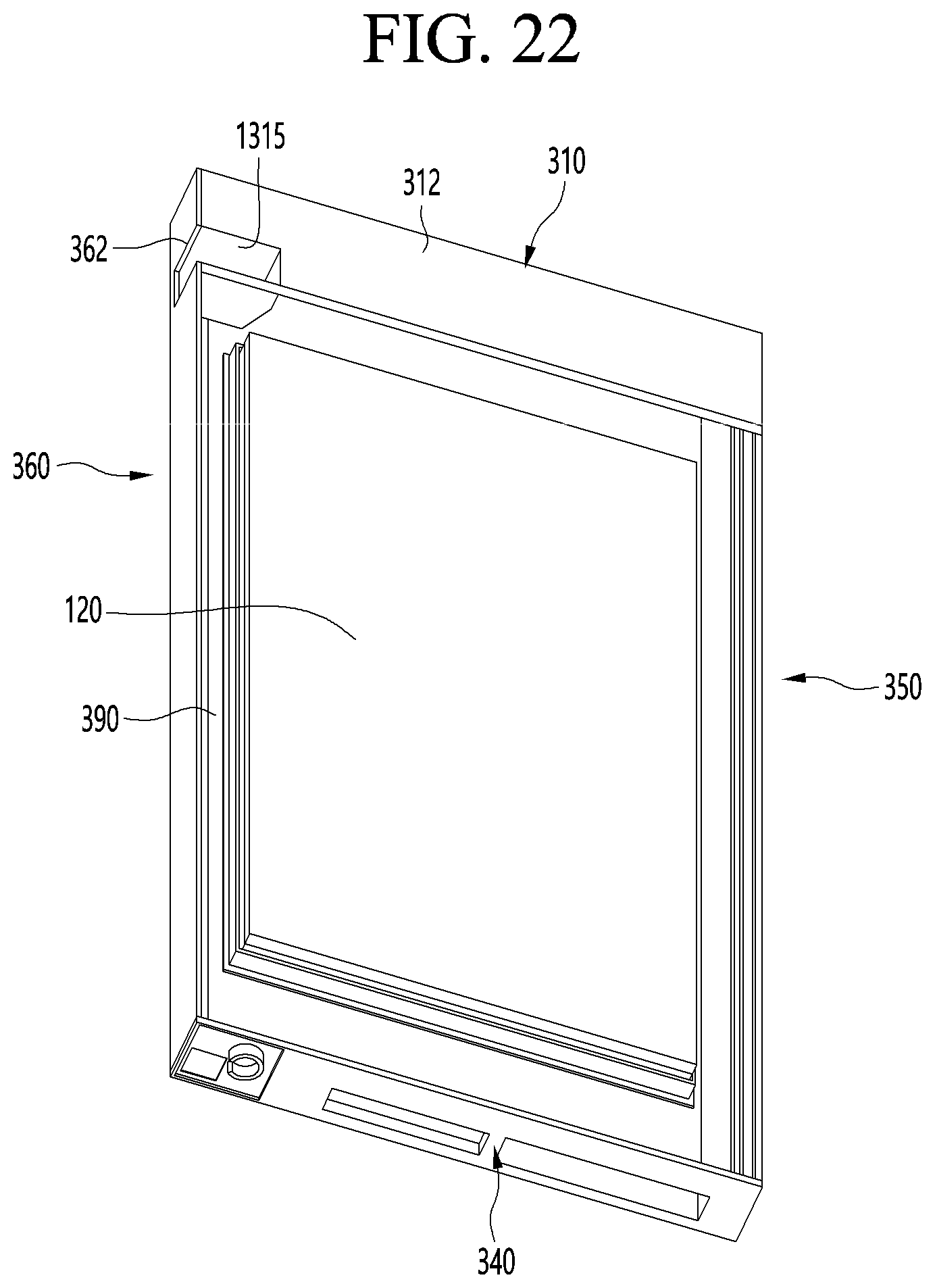 Patent US12092387 Figure 19 – Refrigerator