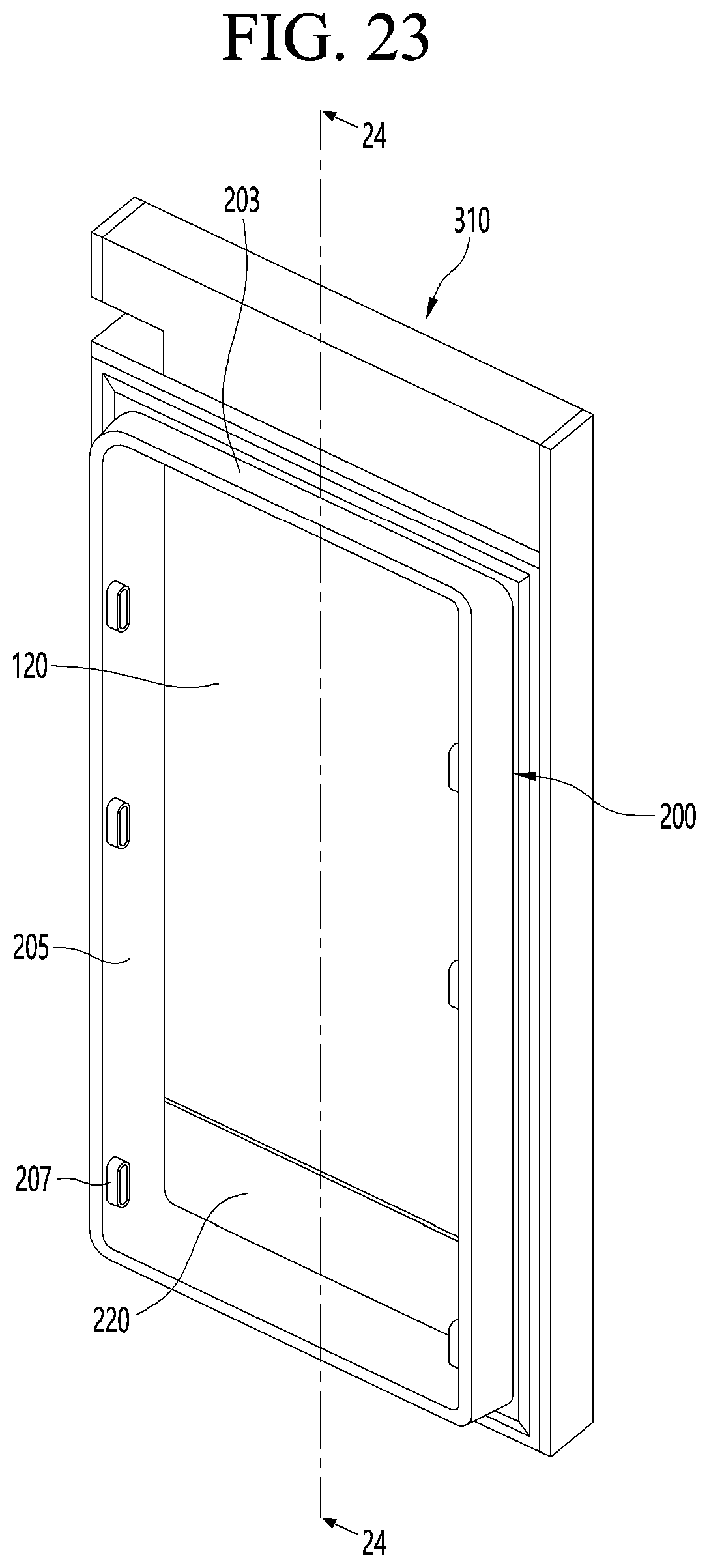 Patent US12092387 Figure 20 – Refrigerator