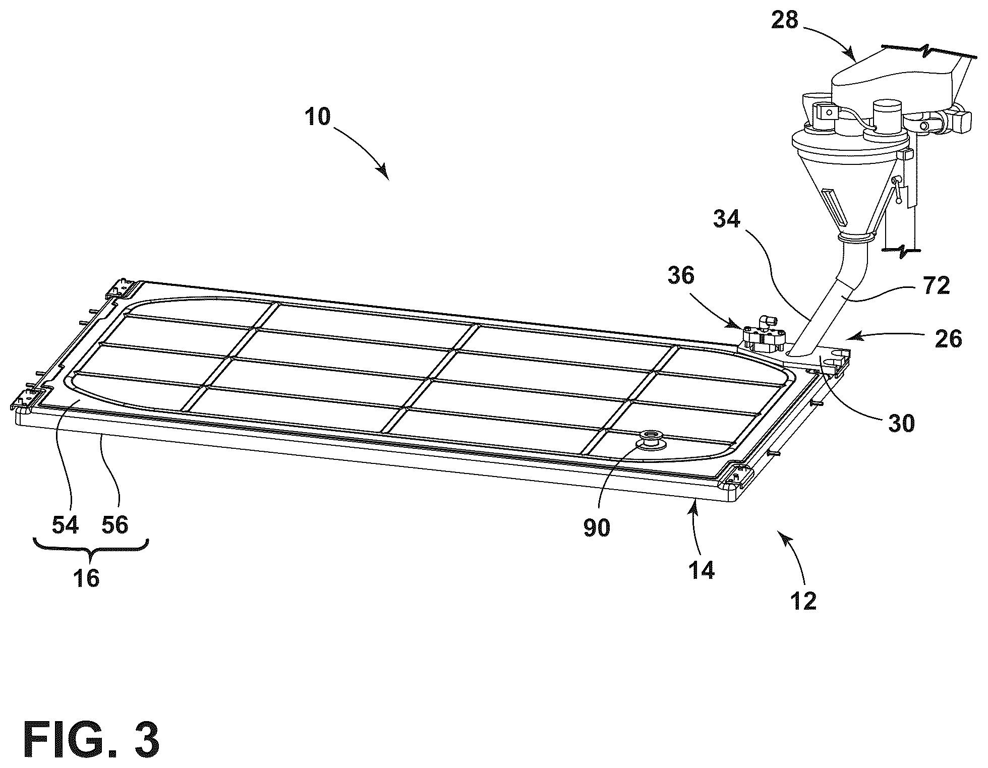 Patent US12092388 Figure 3 – Connector assembly for vacuum insulated structures