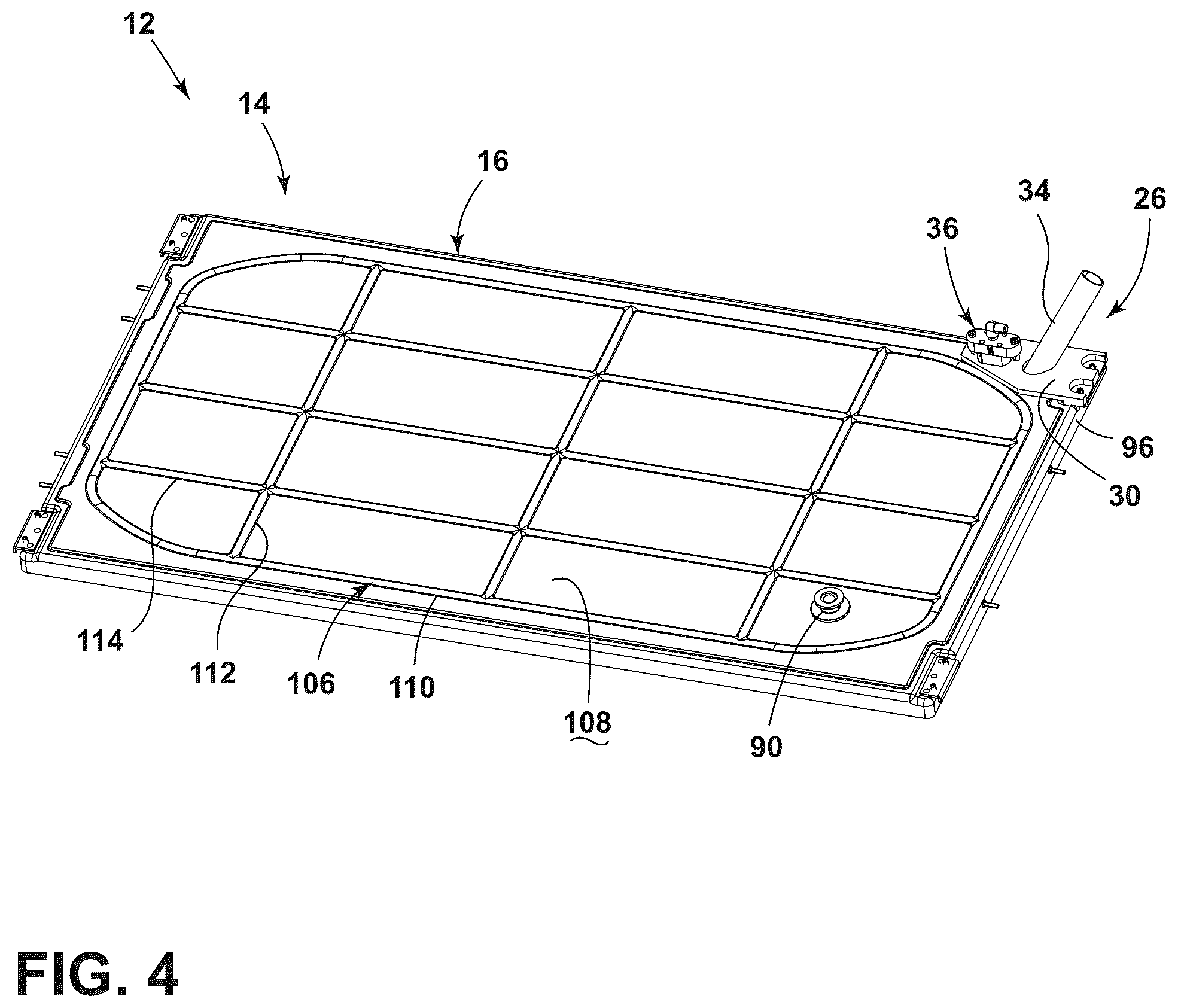 Patent US12092388 Figure 4 – Connector assembly for vacuum insulated structures