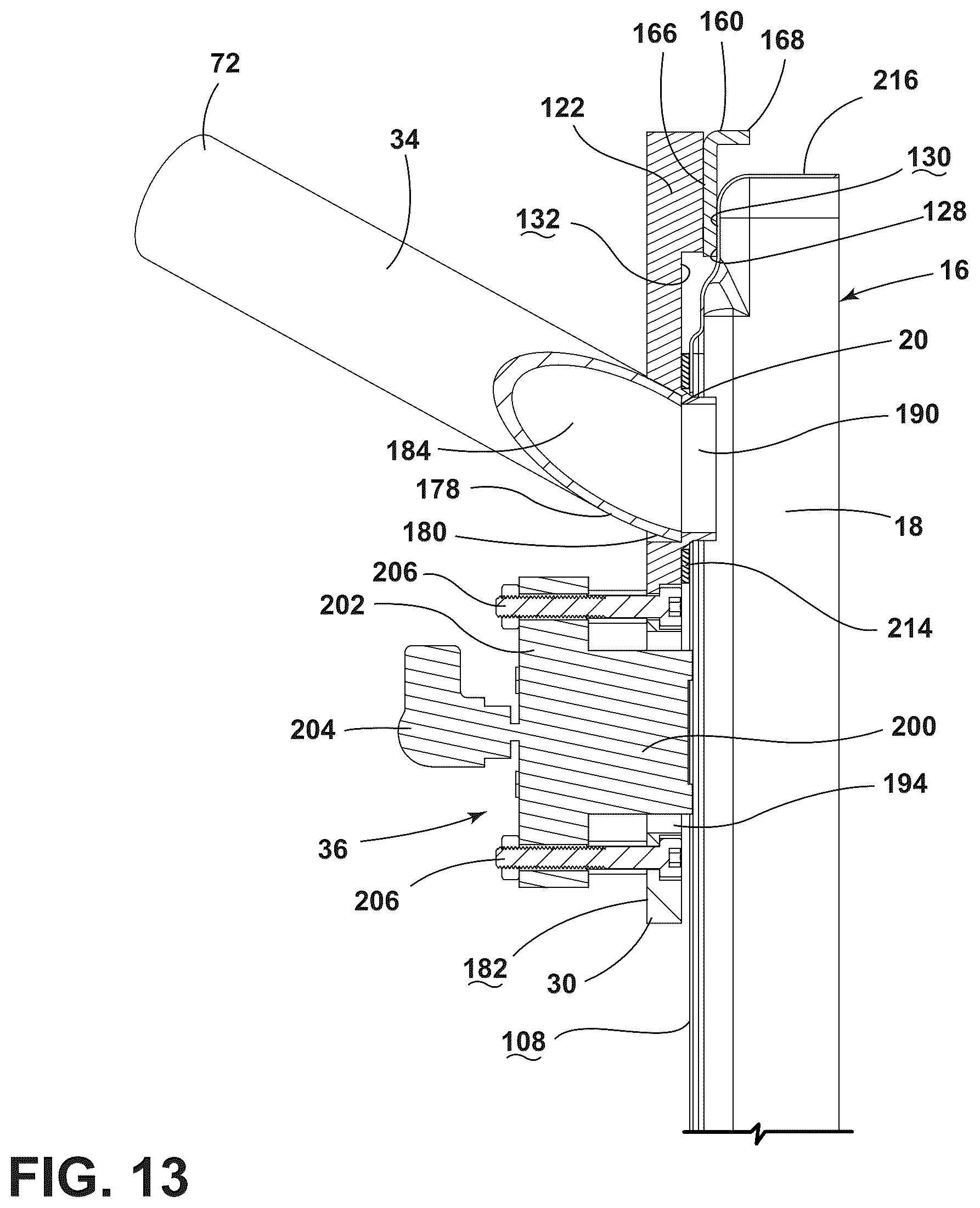 Patent US12092388 Figure 13 – Connector assembly for vacuum insulated structures