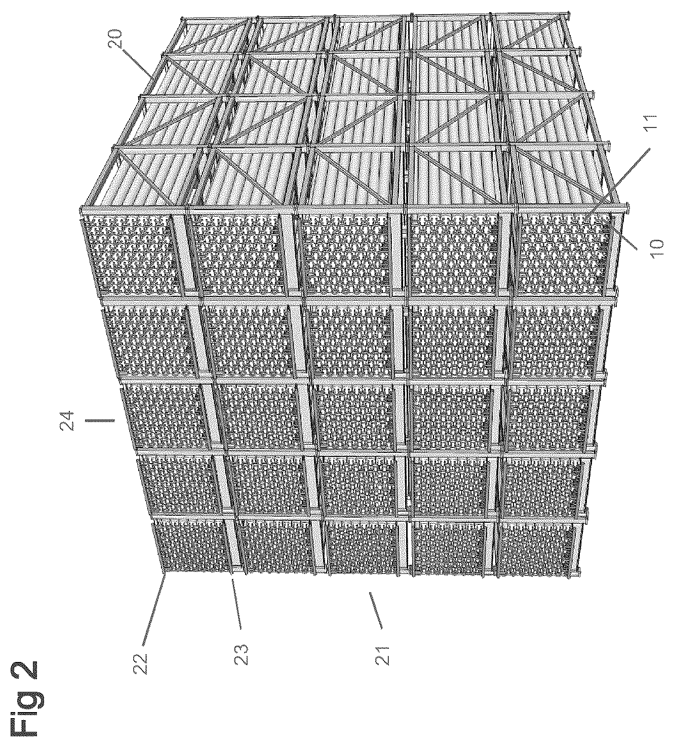 Patent US12092400 Figure 2 – Modular thermal energy storage system, improved method of operation of such systems and use of the thermal energy storage system