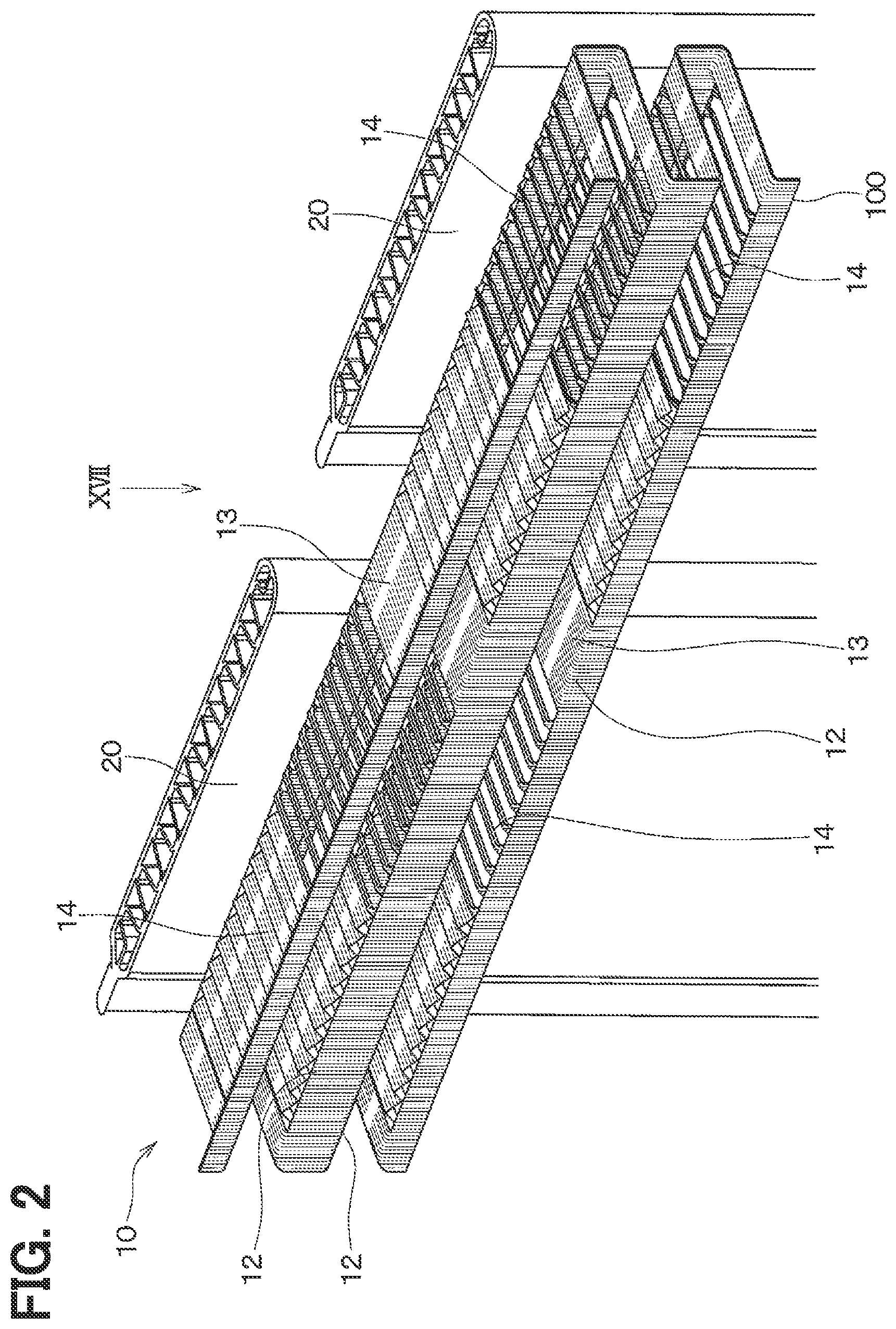 Patent US12092403 Figure 2 – Heat exchanger