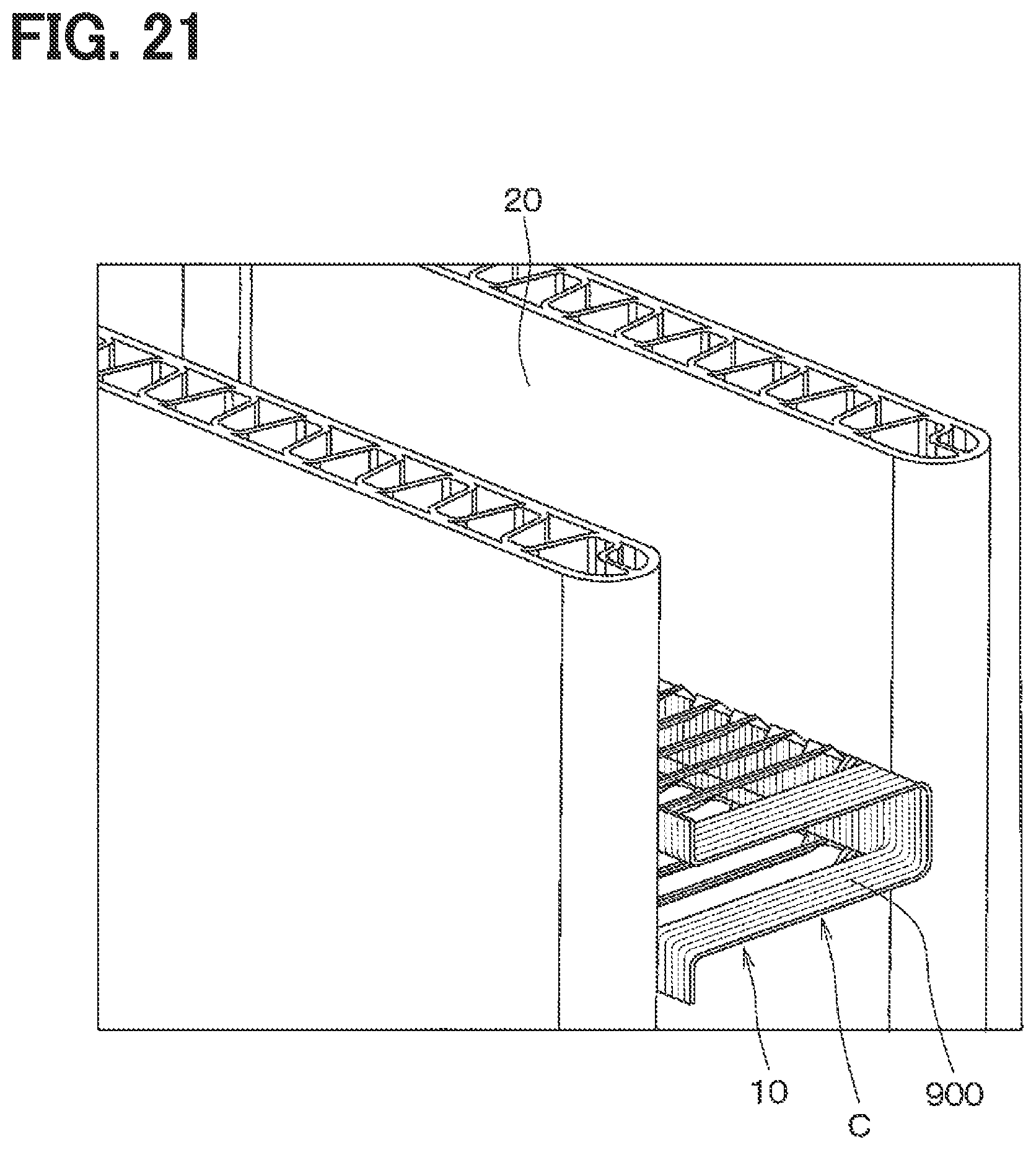 Patent US12092403 Figure 11 – Heat exchanger