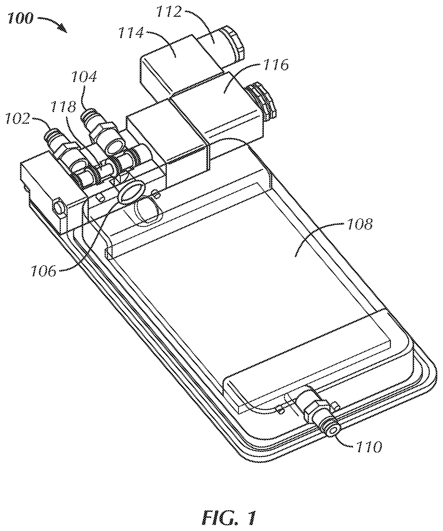 Patent US12092405 Figure 1 – Smart cold plate for redundant liquid cooling loops