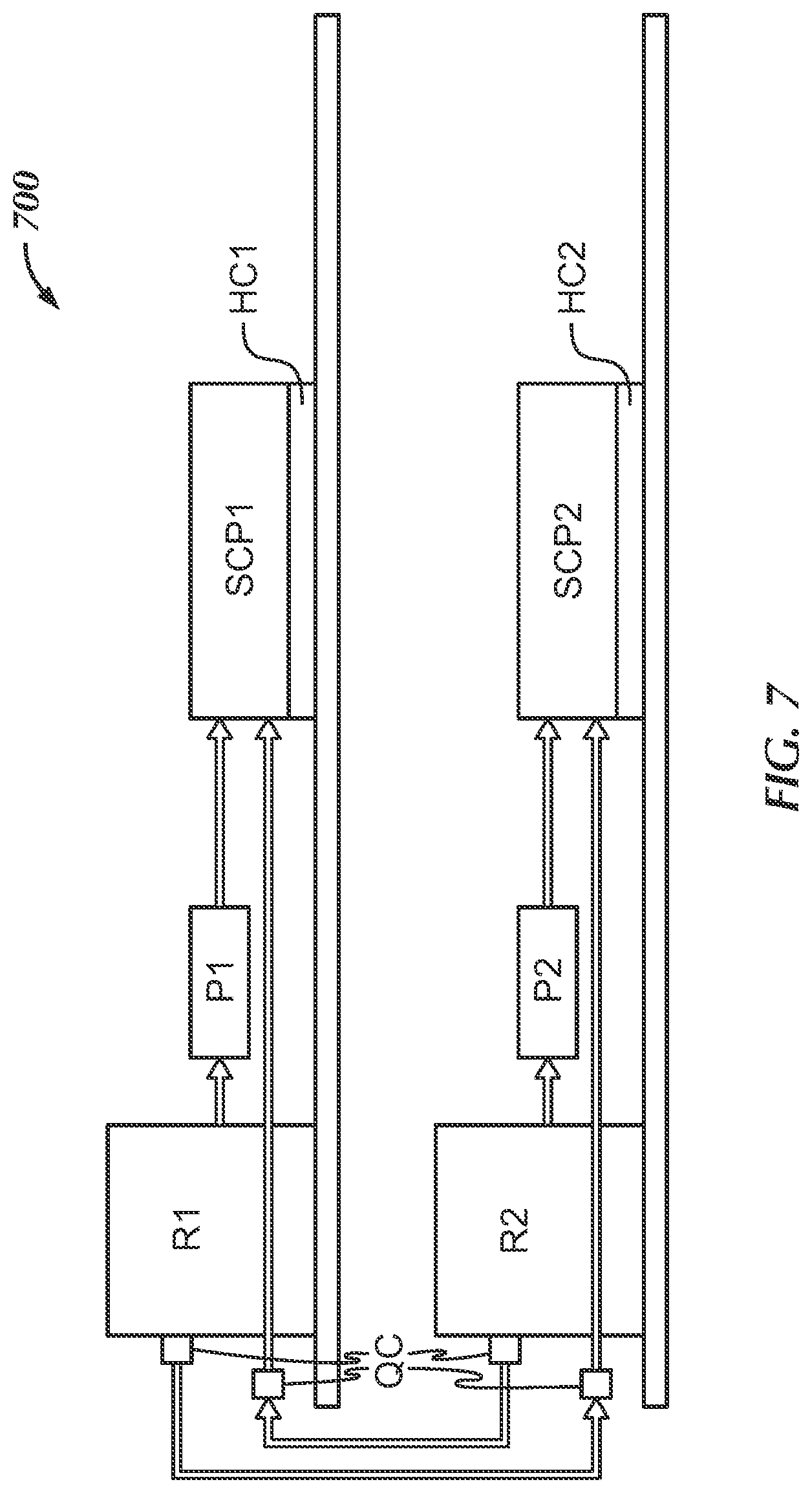 Patent US12092405 Figure 8 – Smart cold plate for redundant liquid cooling loops