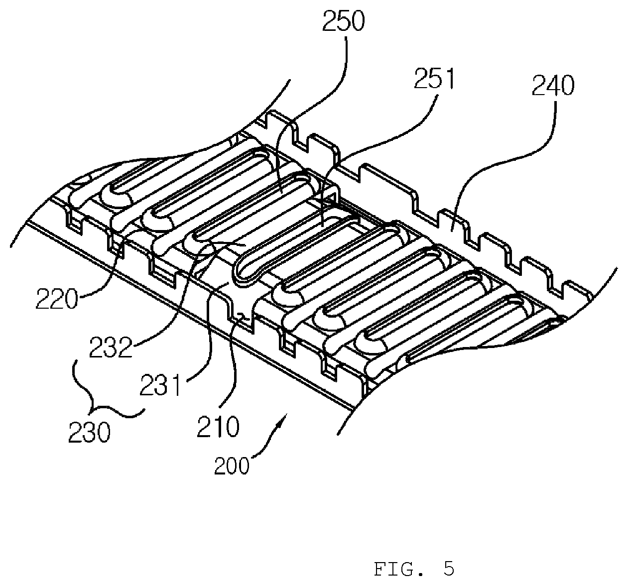 Patent US12092407 Figure 5 – Integrated heat exchanger