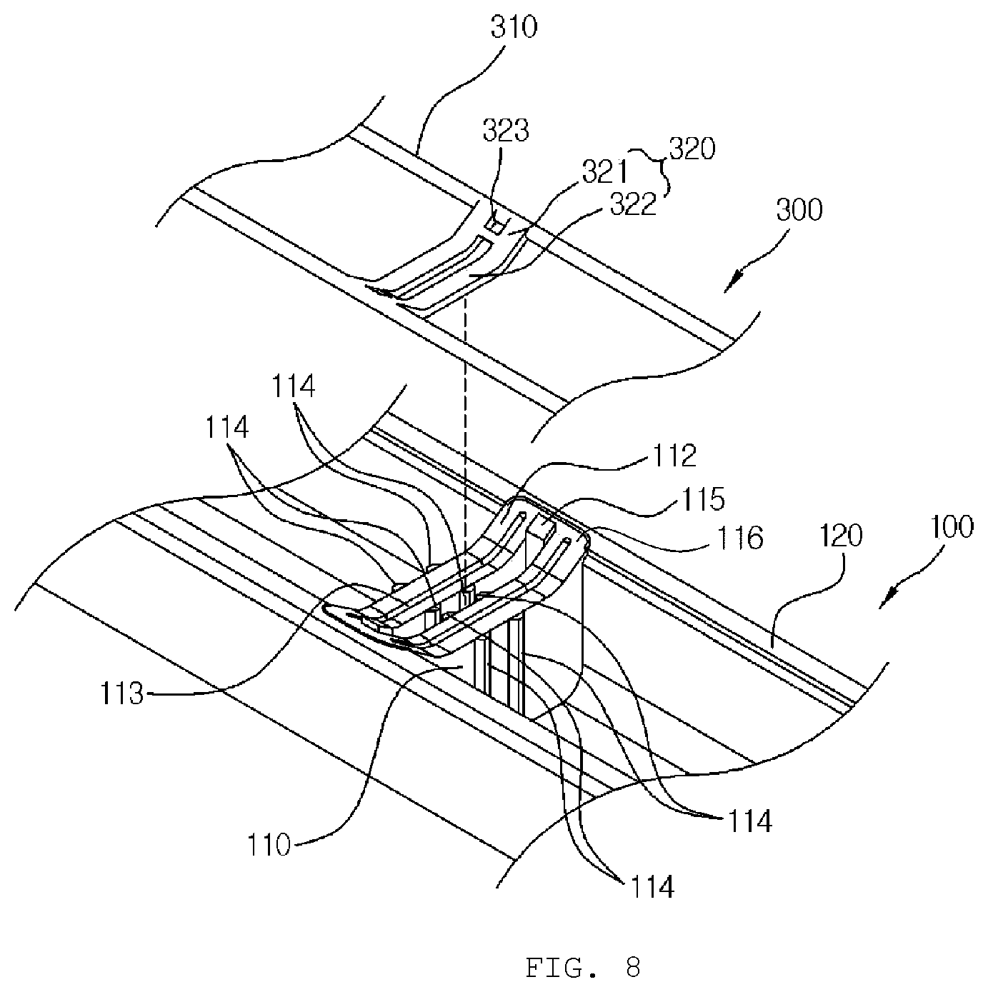 Patent US12092407 Figure 8 – Integrated heat exchanger