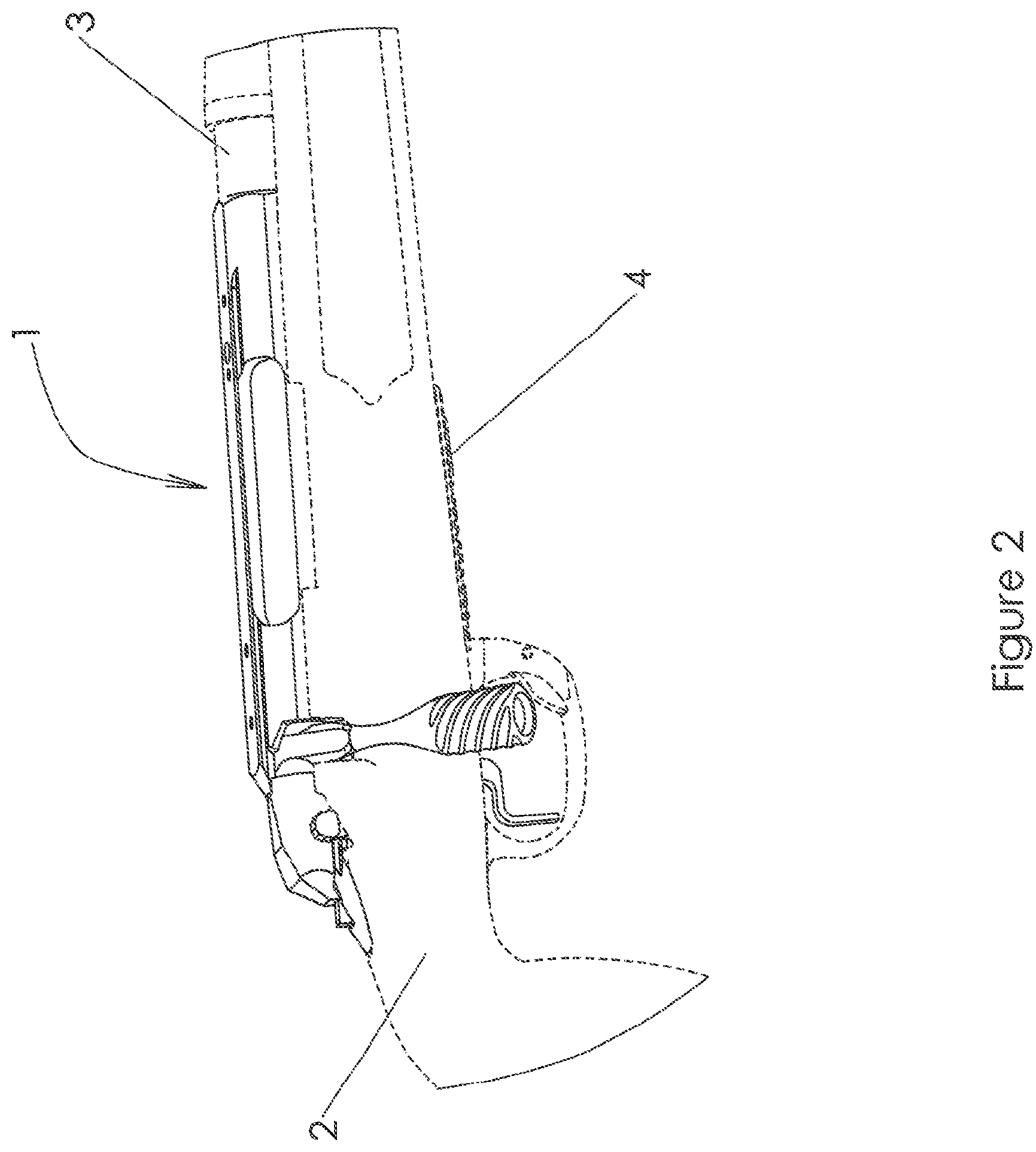 Patent US12092409 Figure 2 – Trigger mechanism for a rifle