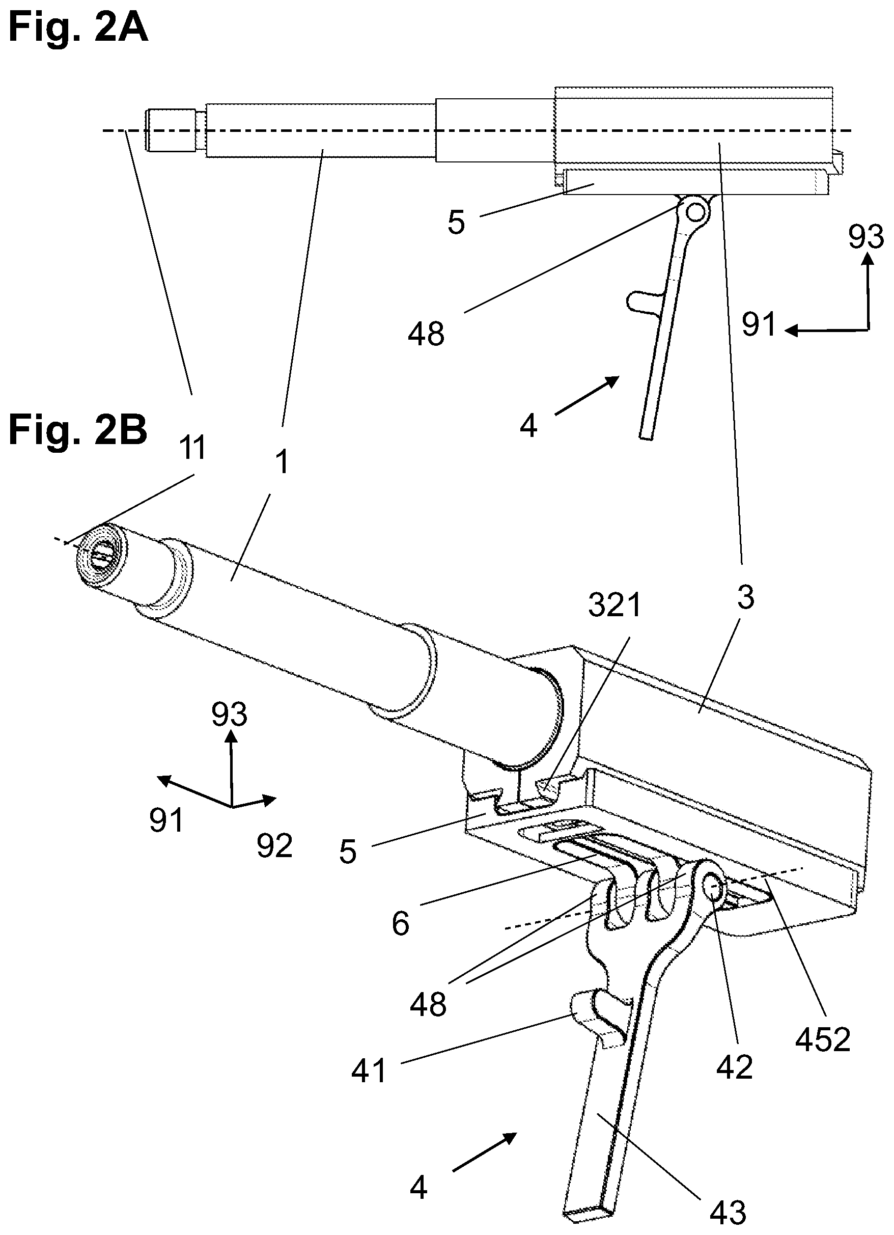 Patent US12092413 Figure 2 – Firearm with barrel clamp