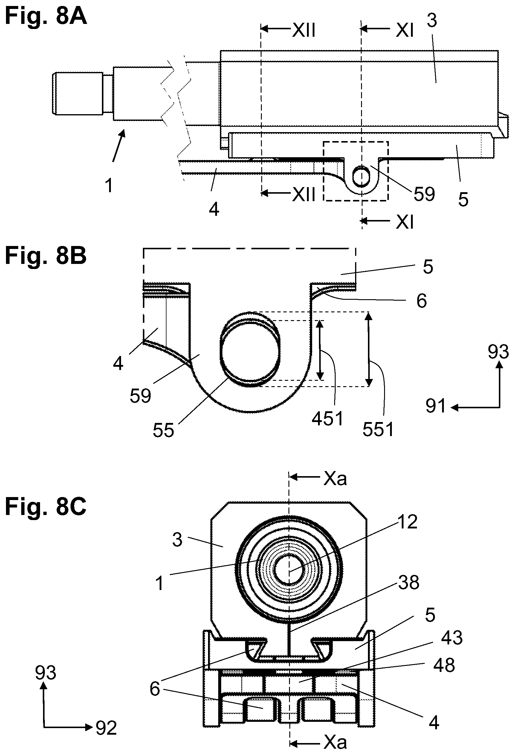 Patent US12092413 Figure 7 – Firearm with barrel clamp
