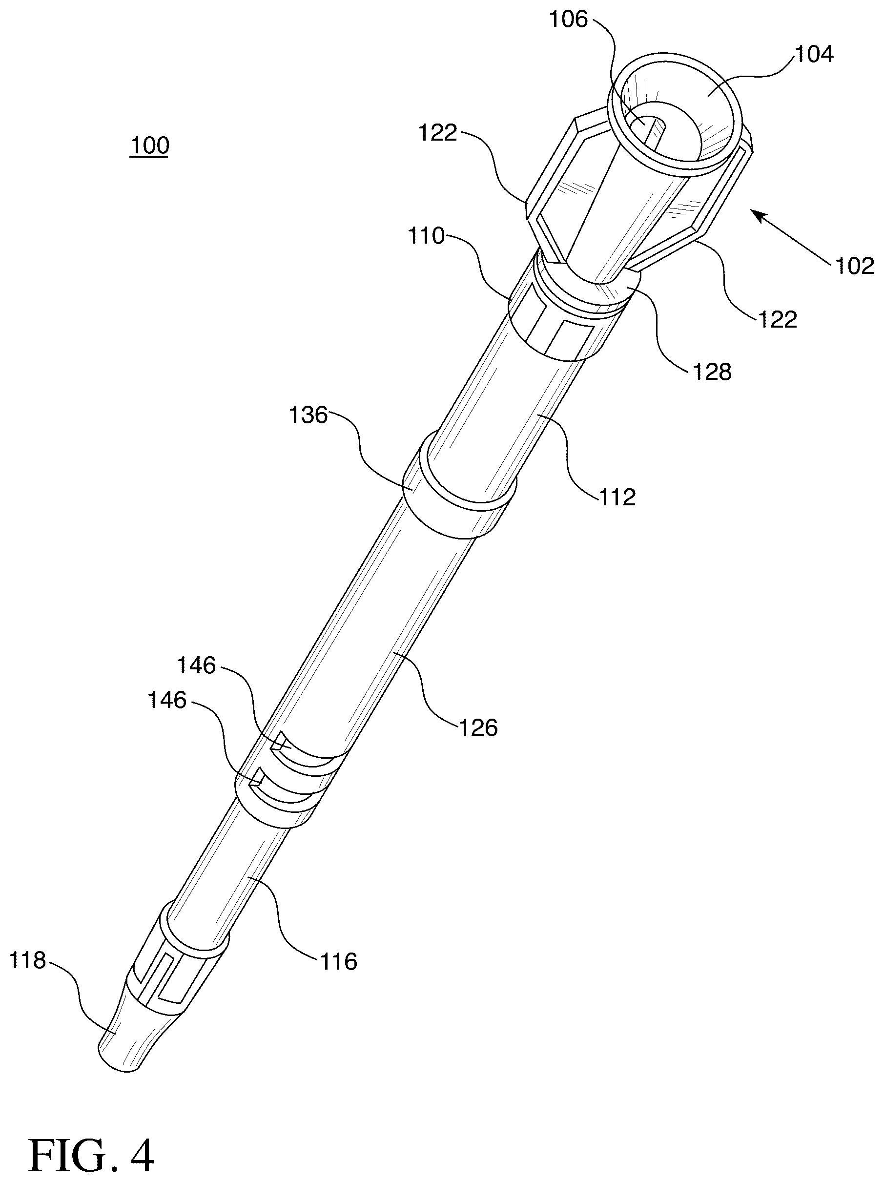 Patent US12092415 Figure 3 – Bore guide