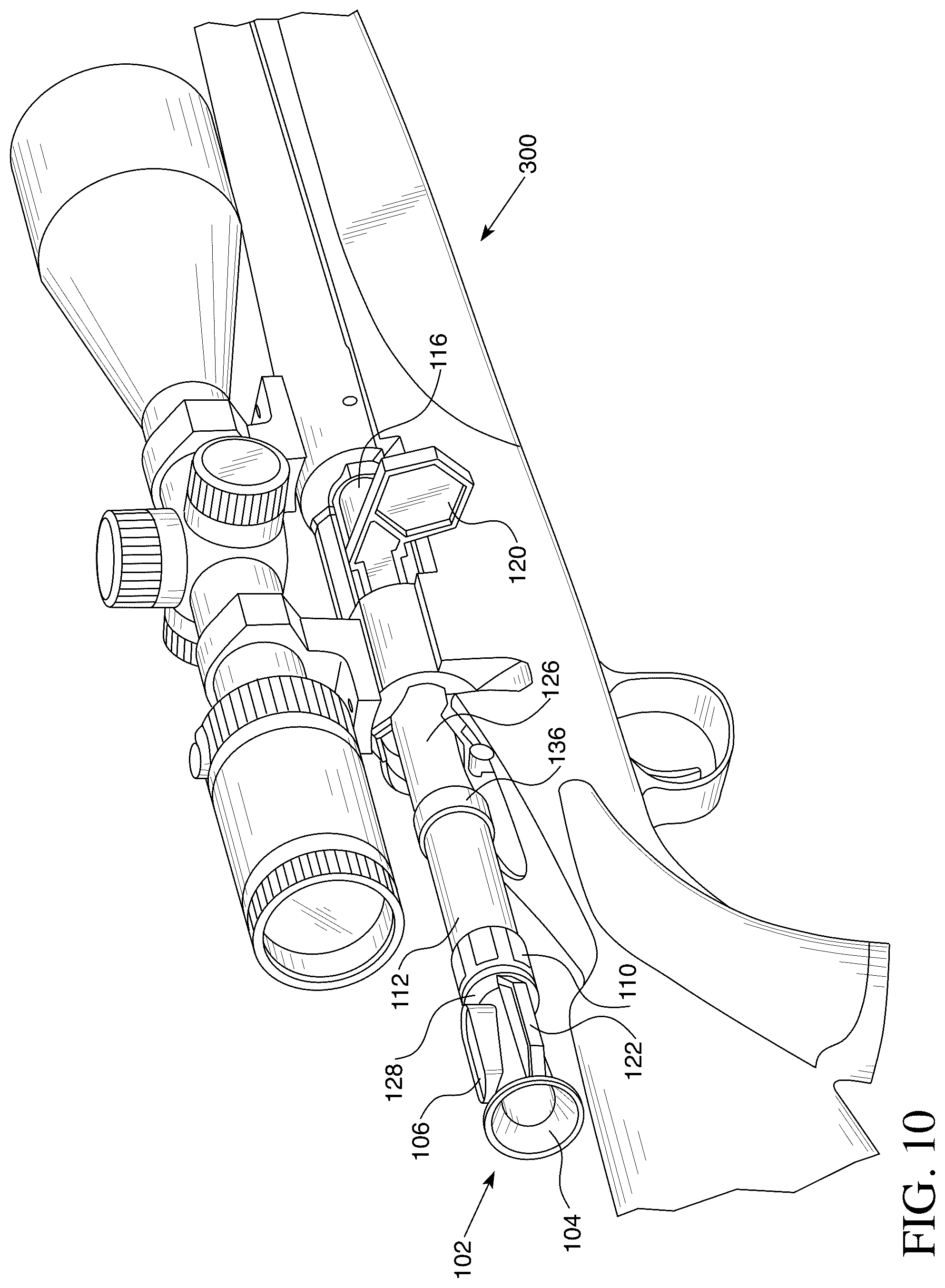 Patent US12092415 Figure 8 – Bore guide