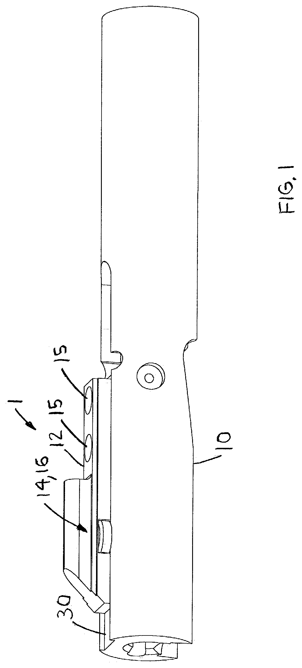 Patent US12092416 Figure 1 – Delayed blowback device