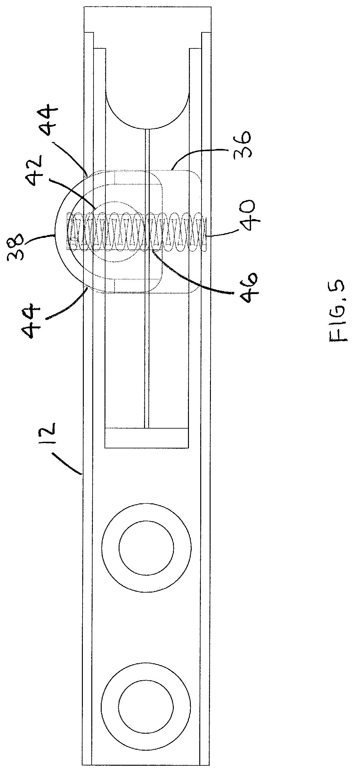 Patent US12092416 Figure 5 – Delayed blowback device