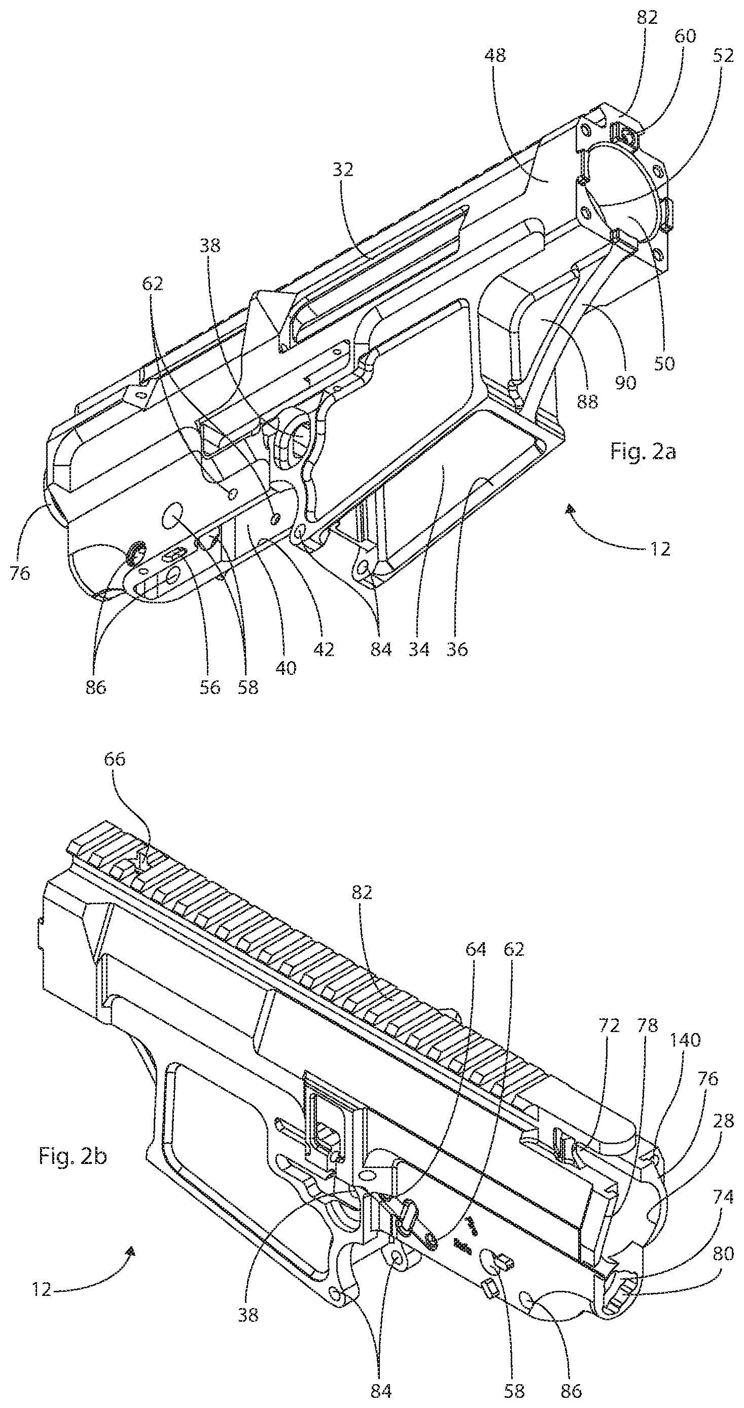 Patent US12092417 Figure 2 – Automatic rifle and receiver for same