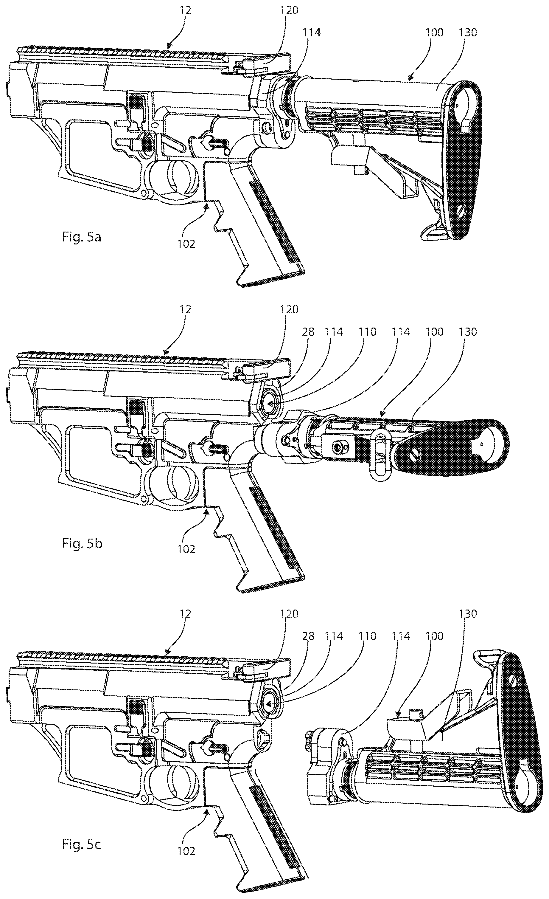 Patent US12092417 Figure 4 – Automatic rifle and receiver for same