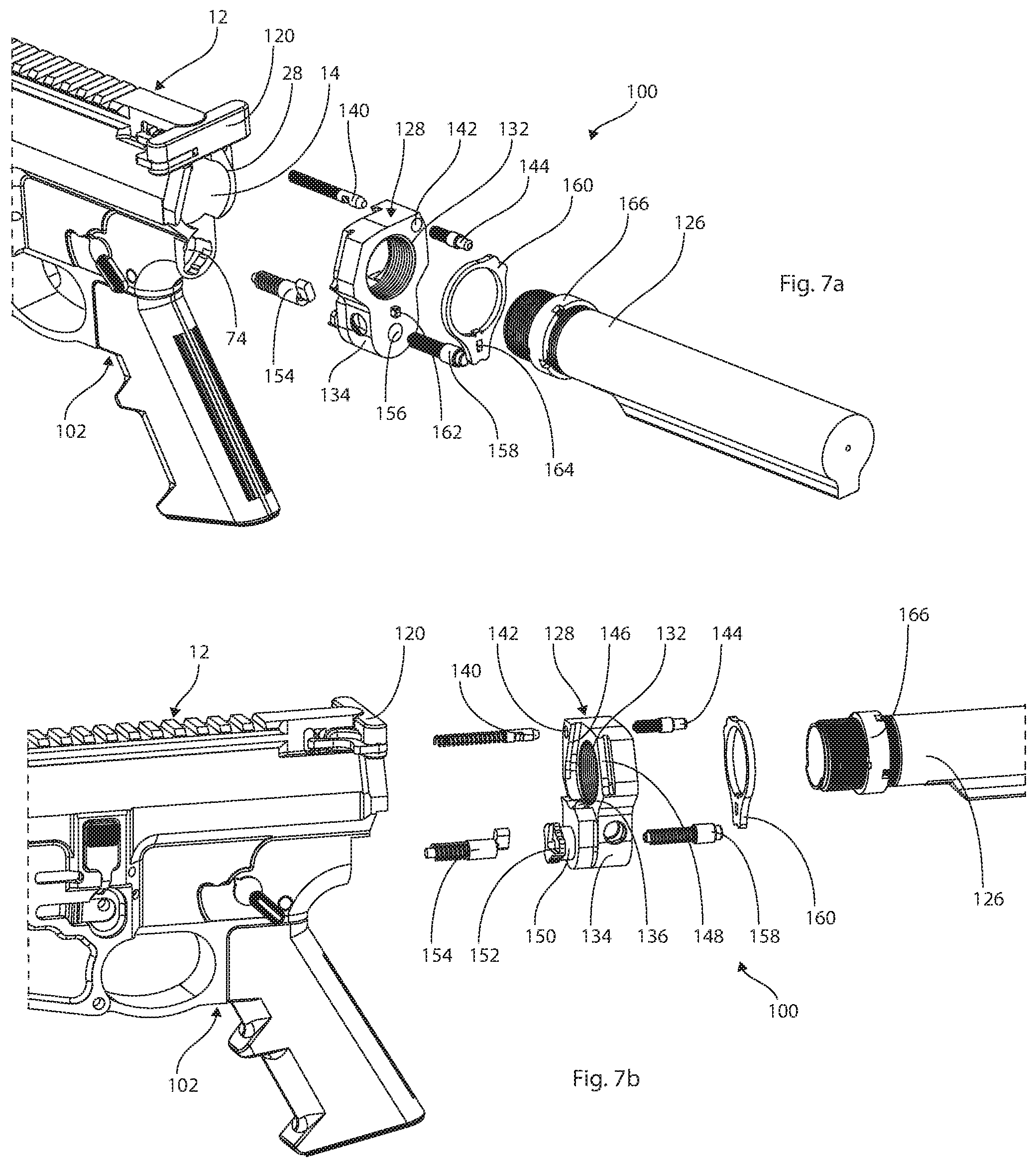 Patent US12092417 Figure 6 – Automatic rifle and receiver for same