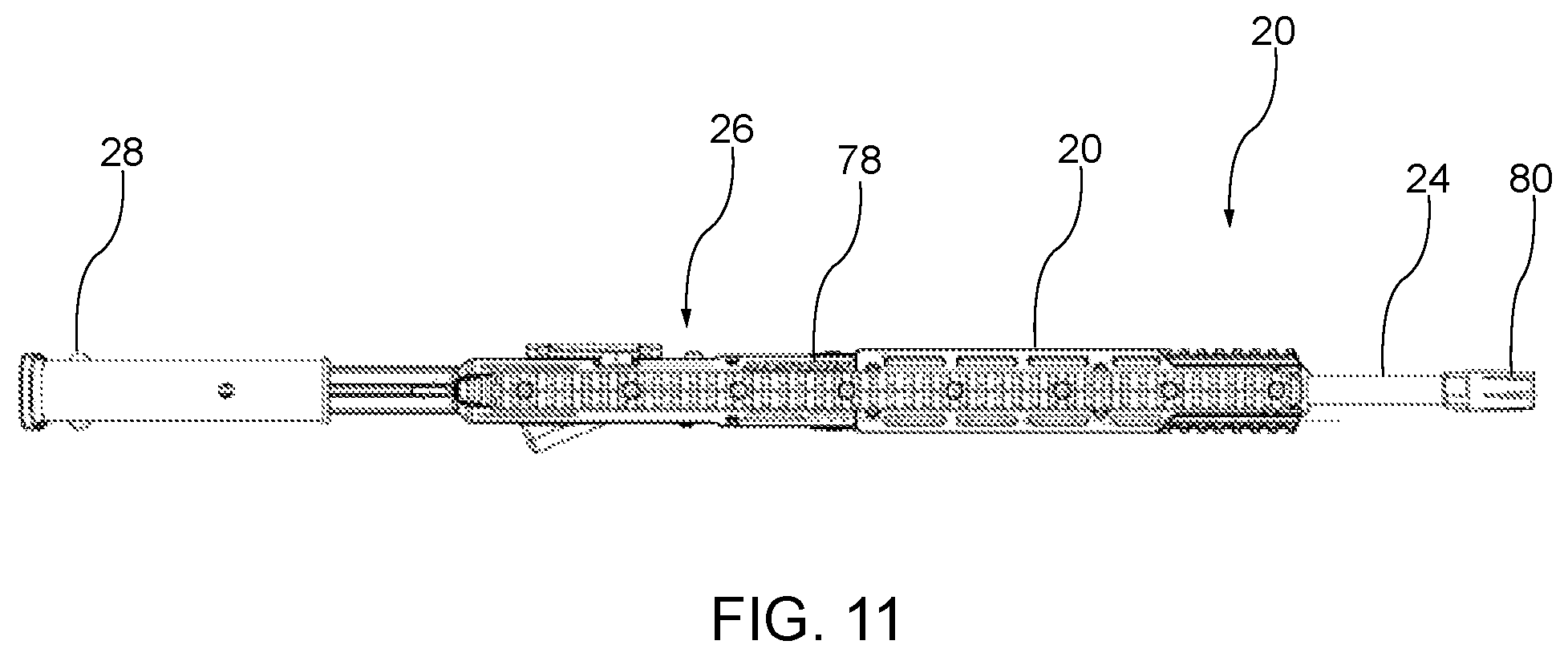Patent US12092418 Figure 11 – Integrated pistol and rifle training method and apparatus
