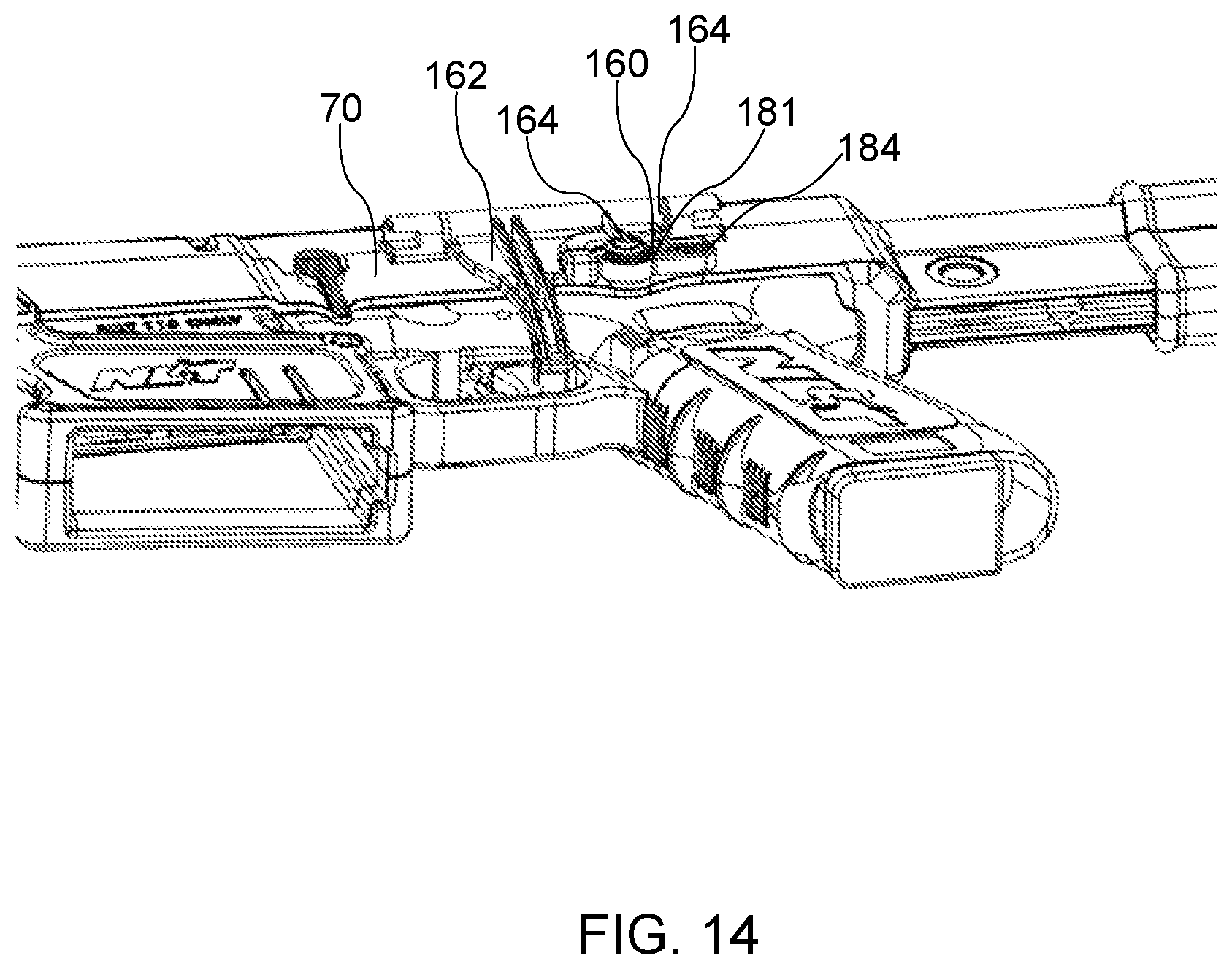 Patent US12092418 Figure 14 – Integrated pistol and rifle training method and apparatus