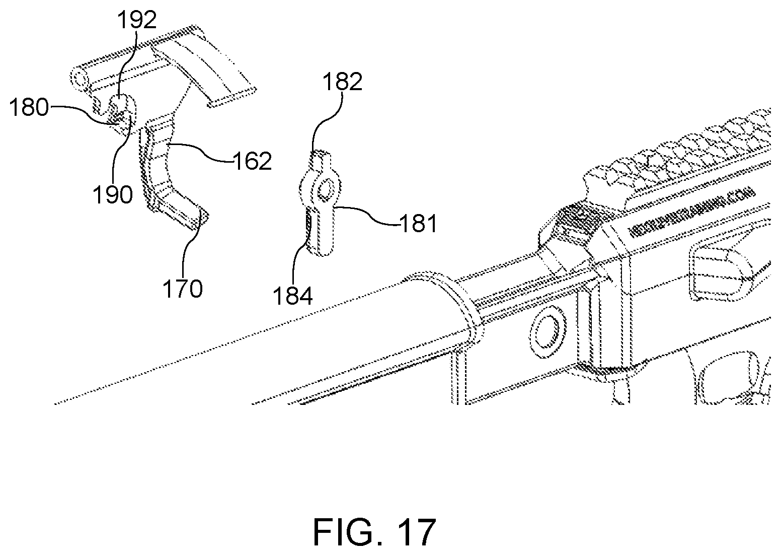Patent US12092418 Figure 17 – Integrated pistol and rifle training method and apparatus