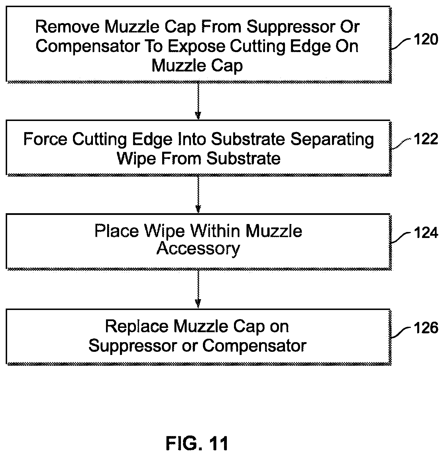Patent US12092419 Figure 7 – Wipe-cutting tool