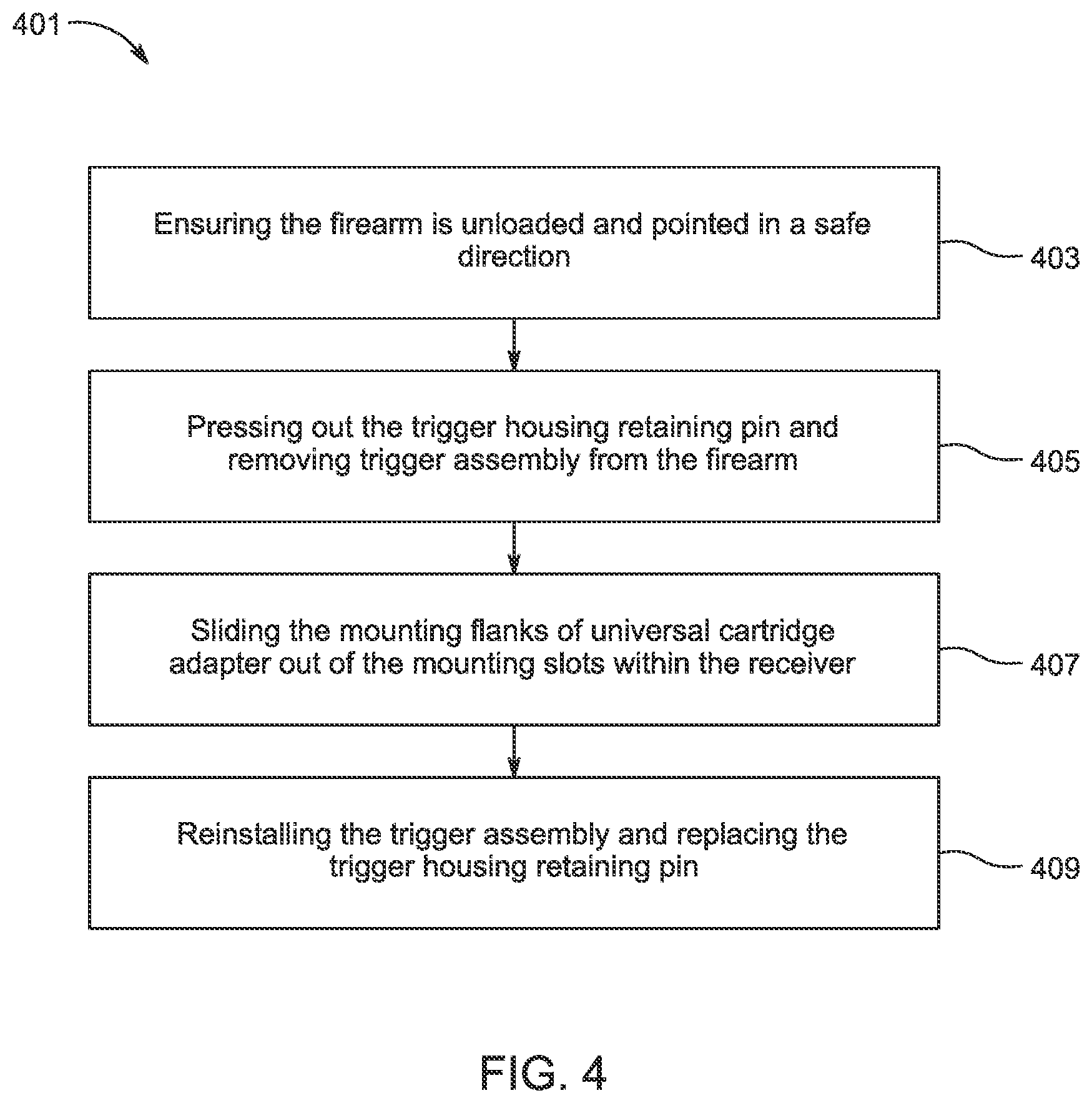 Patent US12092420 Figure 11 – Universal cartridge adapter and method of use