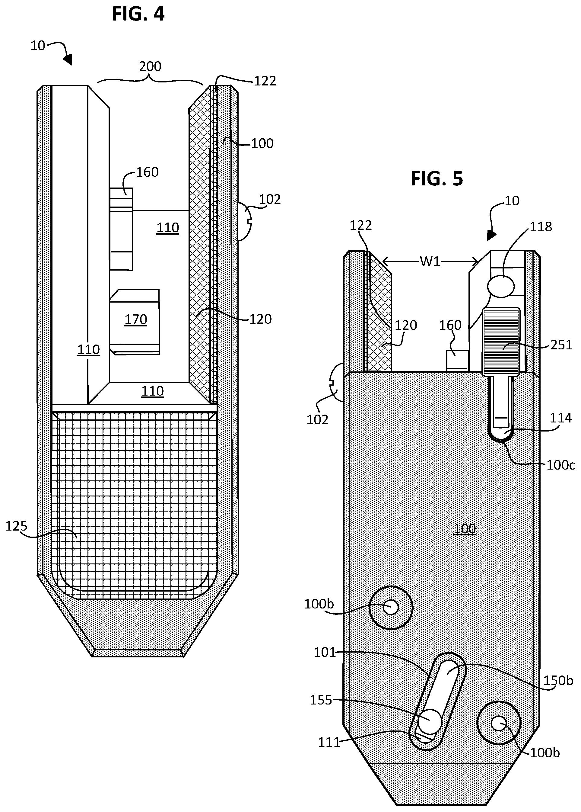 Patent US12092427 Figure 3 – Customizable locking and quick release mechanism and kit for handgun holsters