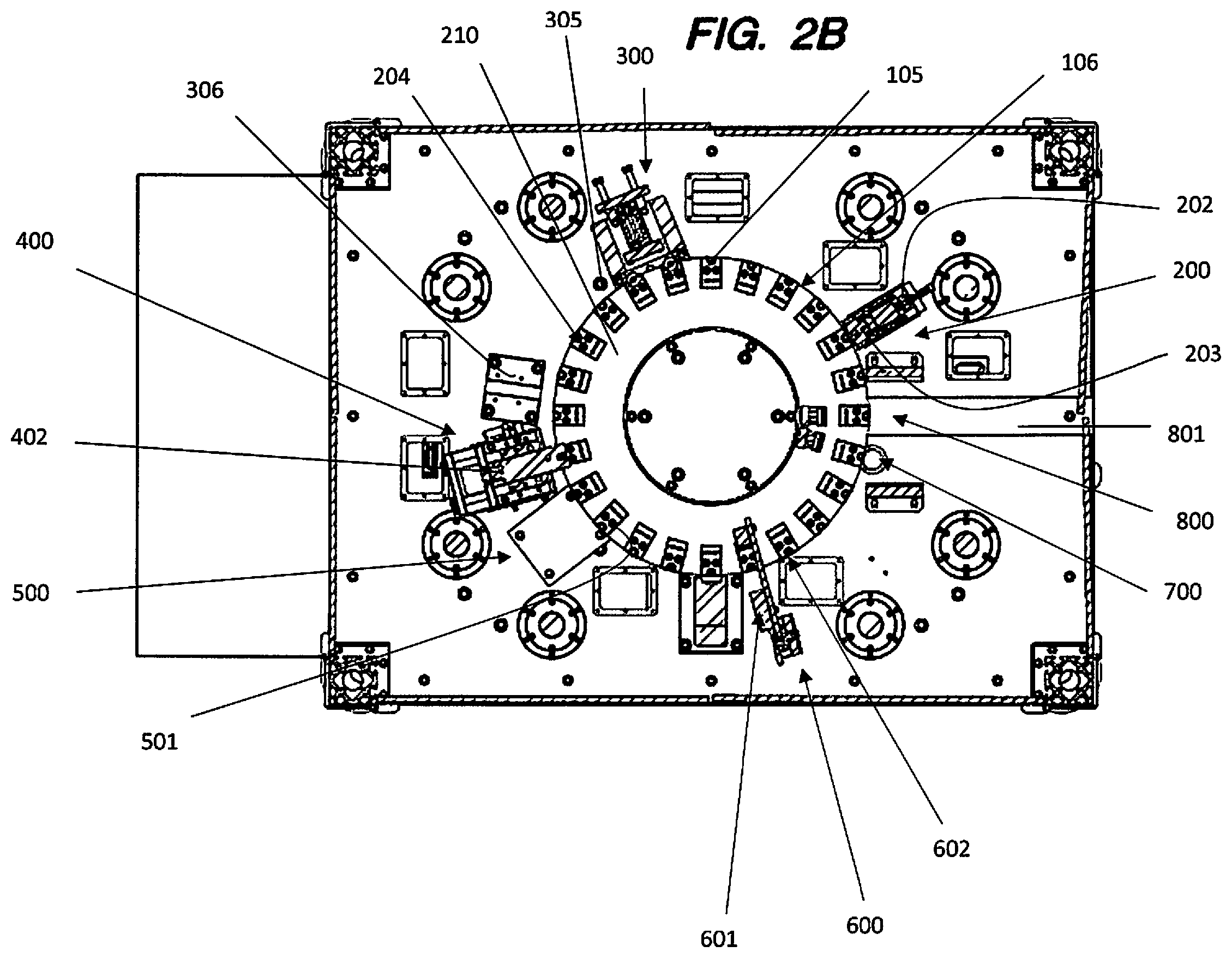 Patent US12092439 Figure 3 – Small caliber production ammunition machine with novel measuring location and device