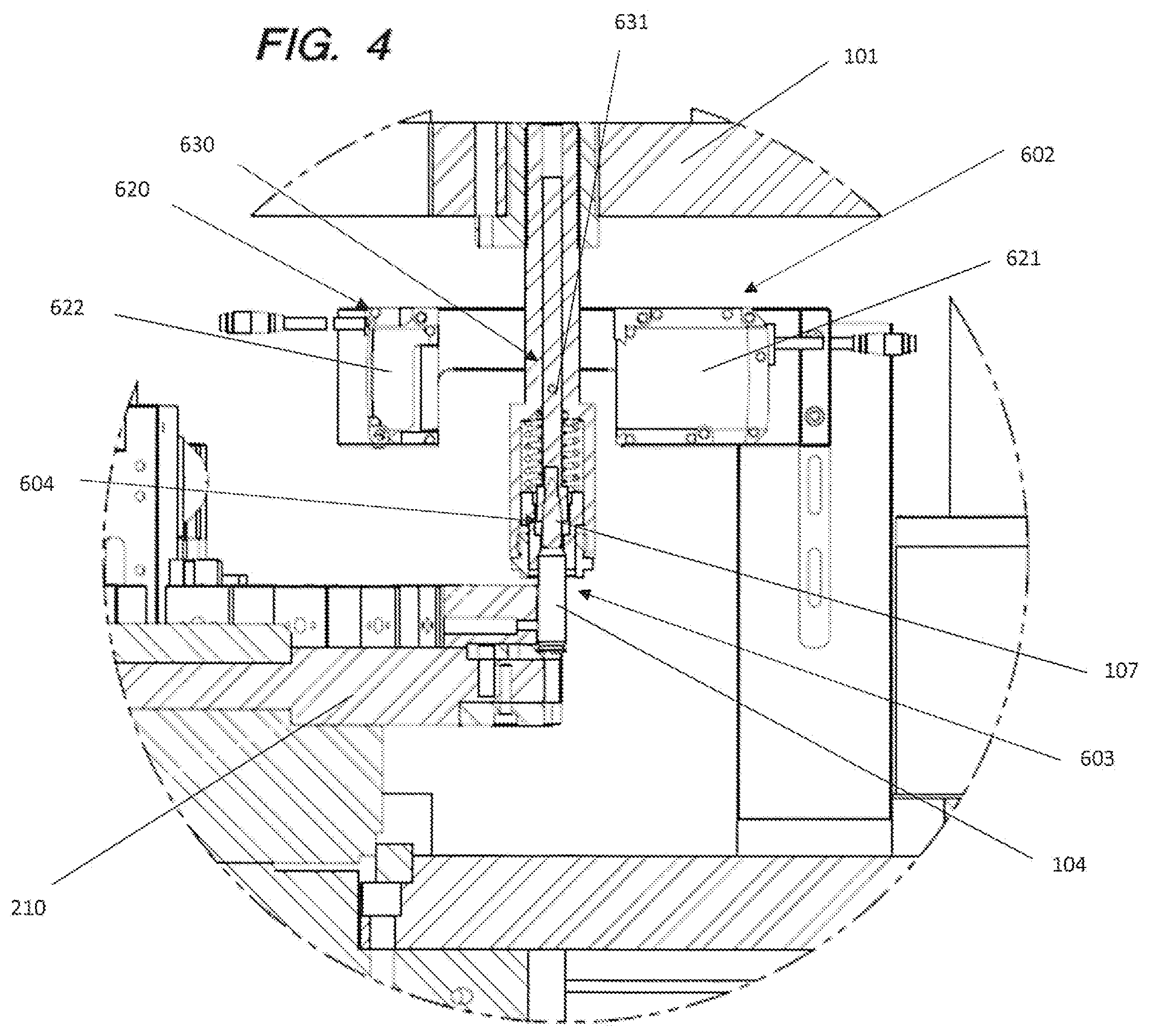 Patent US12092439 Figure 8 – Small caliber production ammunition machine with novel measuring location and device