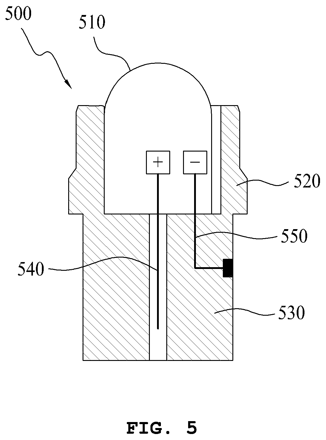 Patent US12092442 Figure 4 – Light-emitting nock for arrows