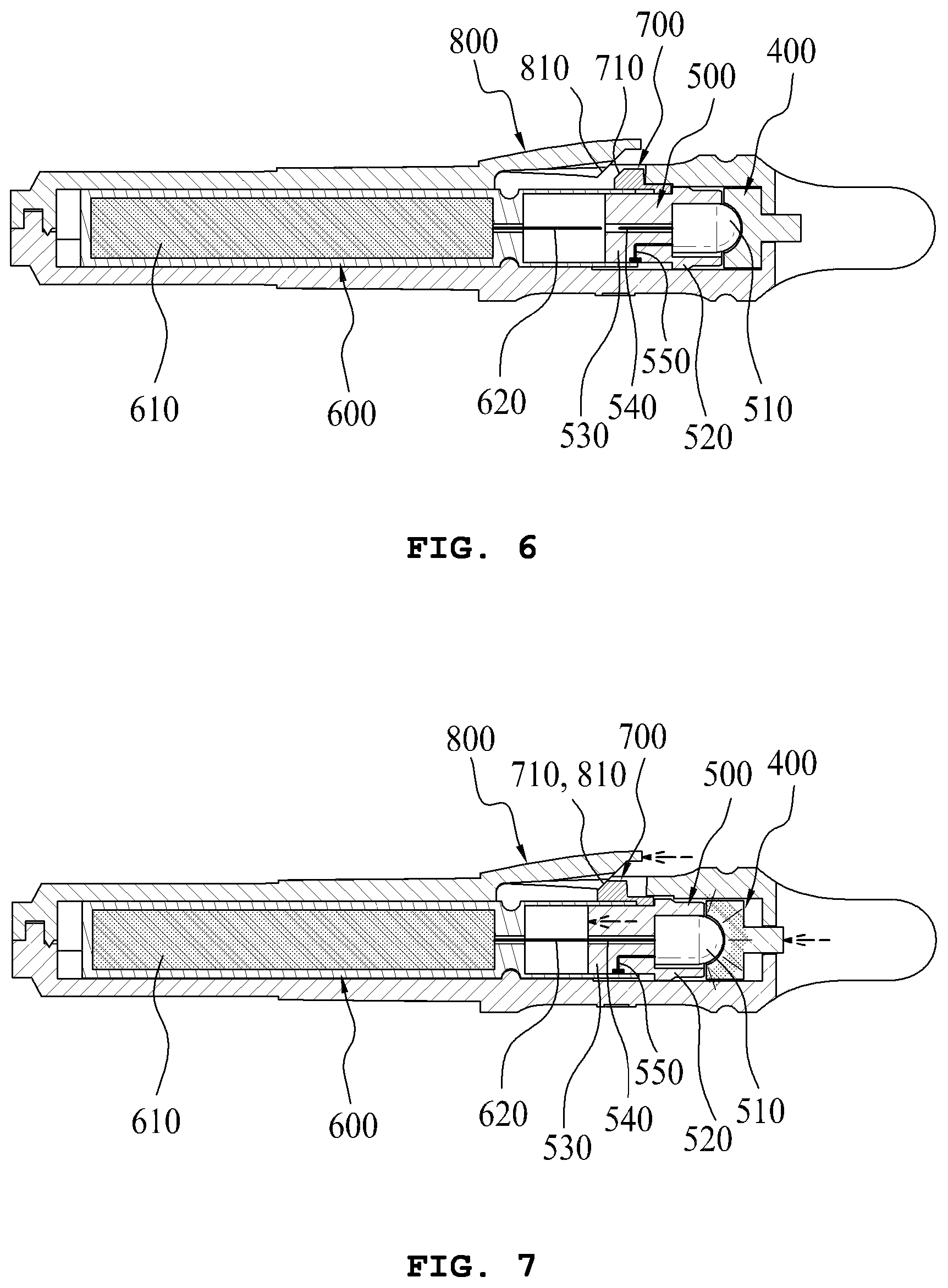 Patent US12092442 Figure 5 – Light-emitting nock for arrows