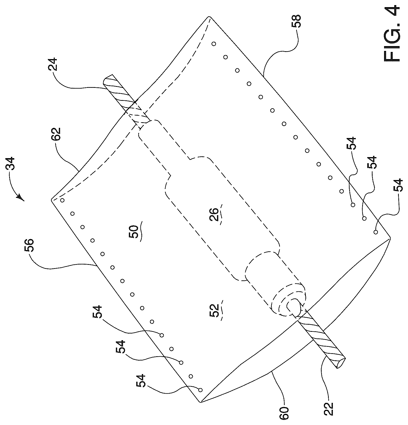 Patent US12092445 Figure 5 – Implosion shield apparatus and method