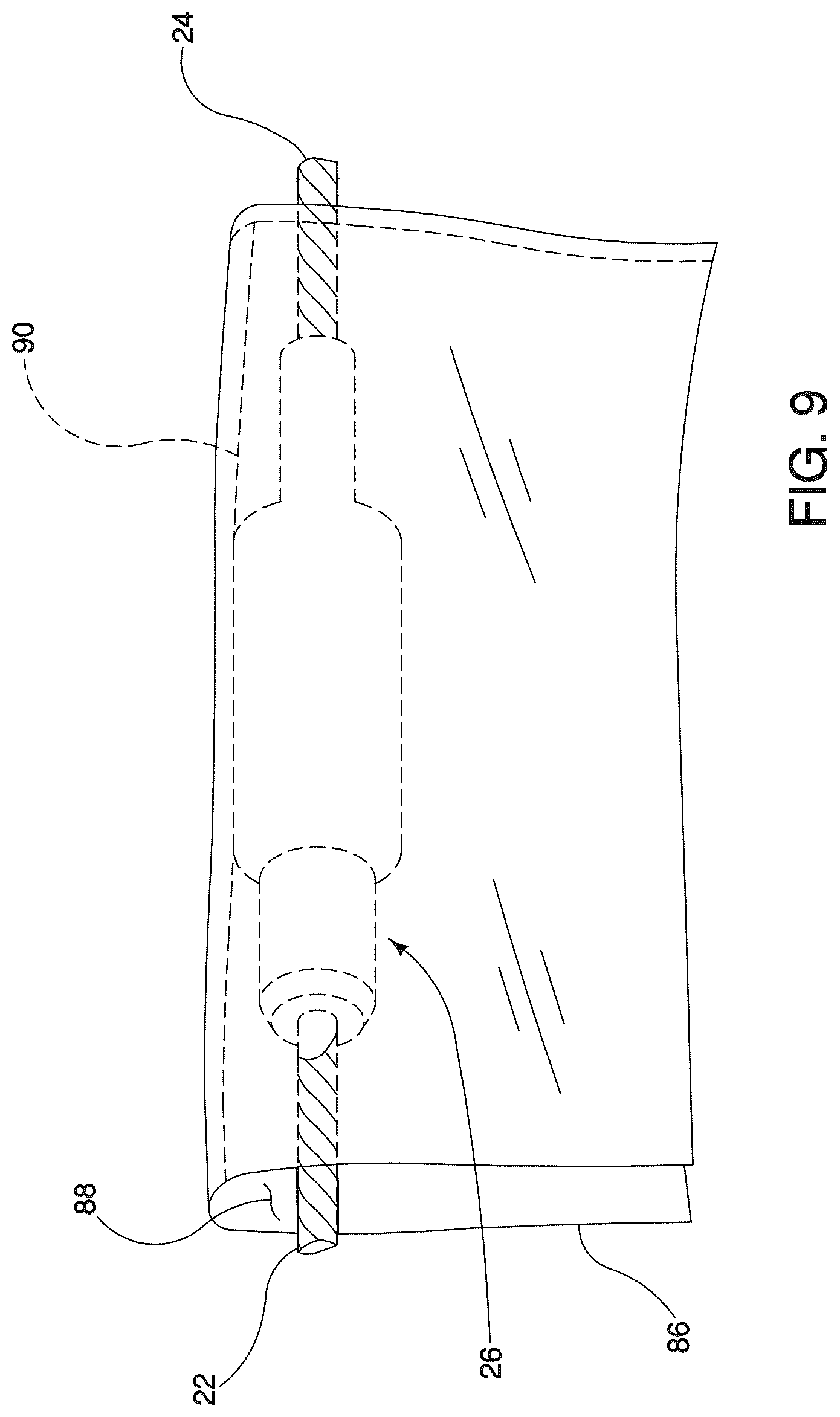 Patent US12092445 Figure 10 – Implosion shield apparatus and method