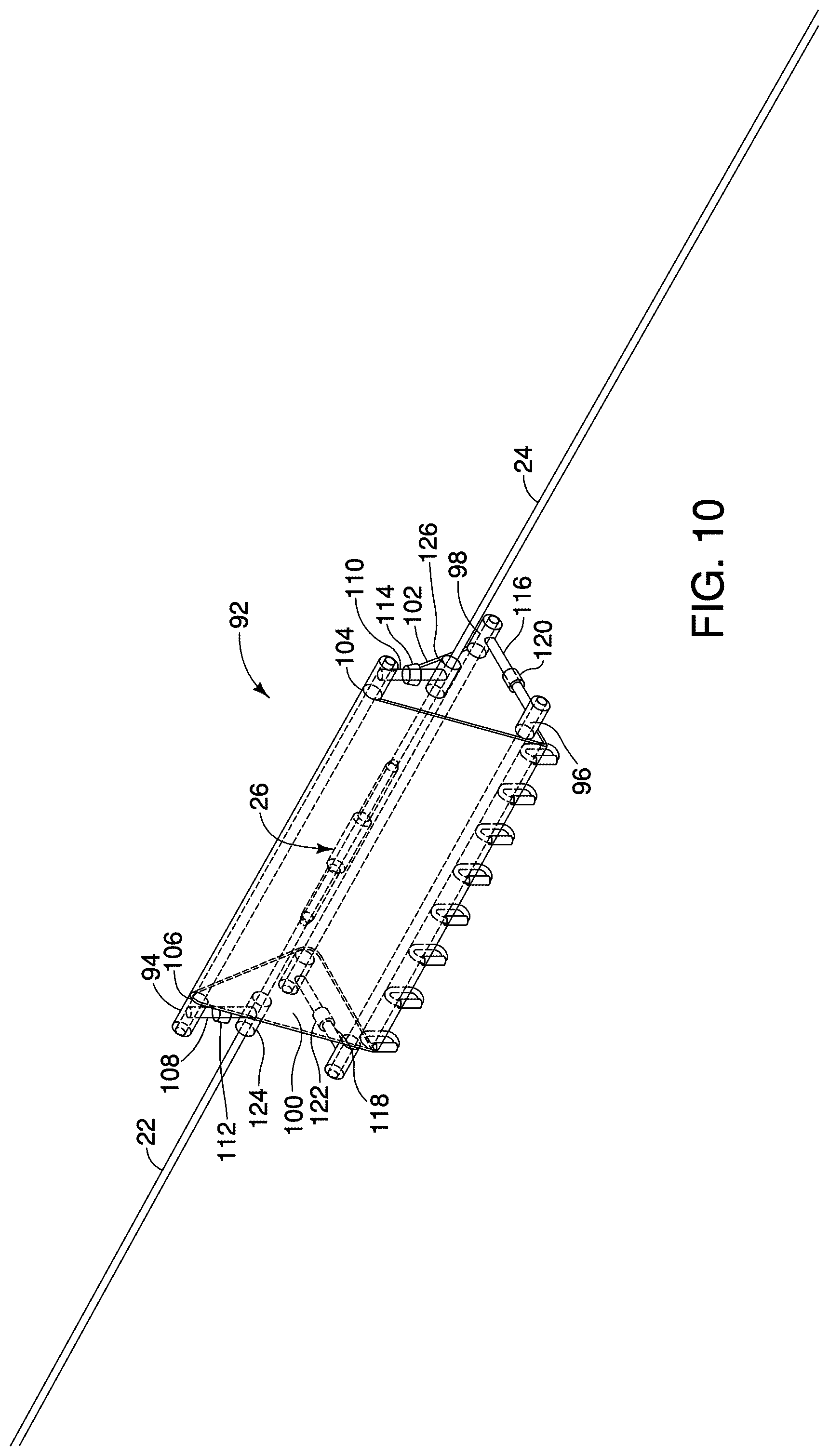 Patent US12092445 Figure 11 – Implosion shield apparatus and method