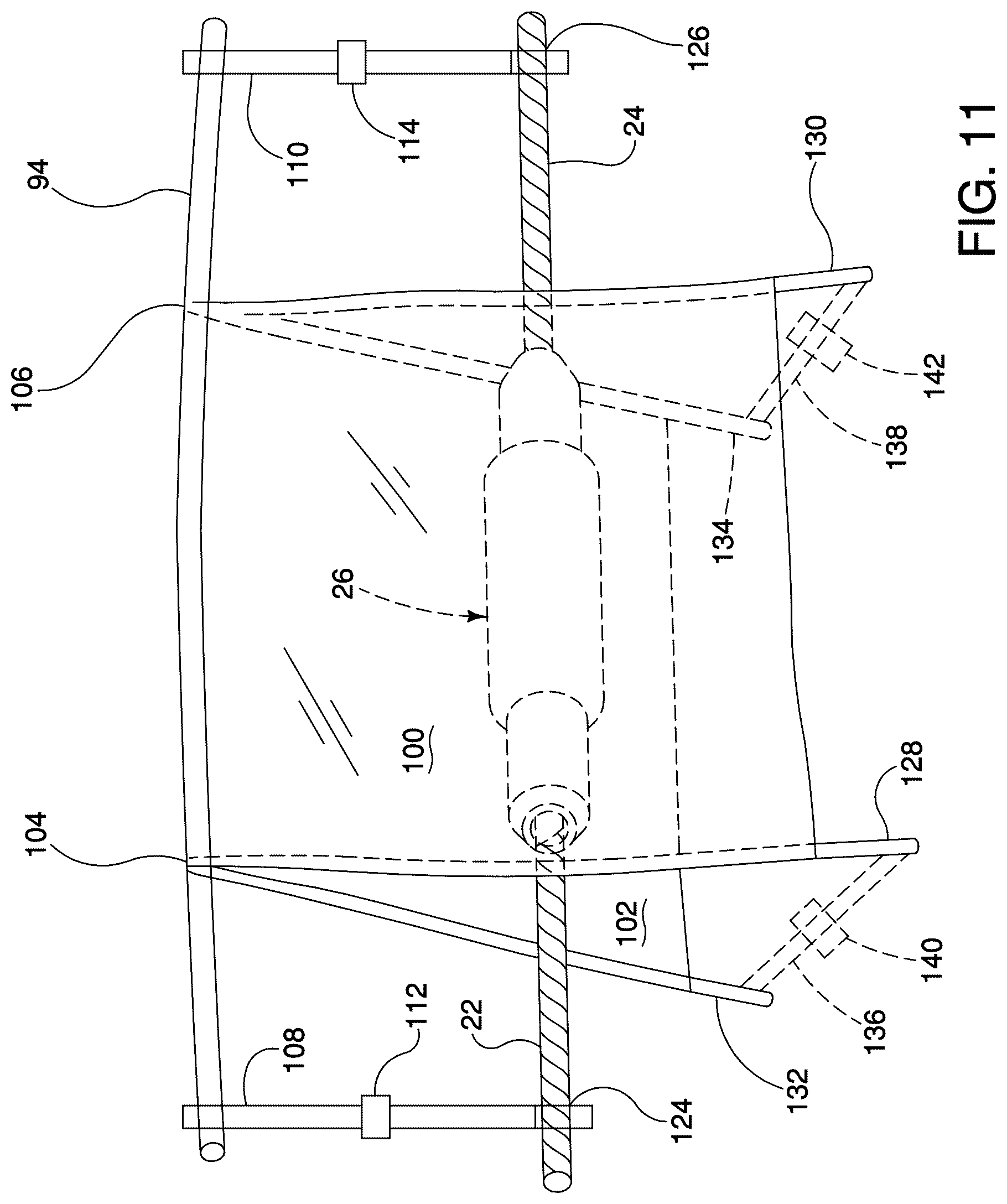 Patent US12092445 Figure 12 – Implosion shield apparatus and method