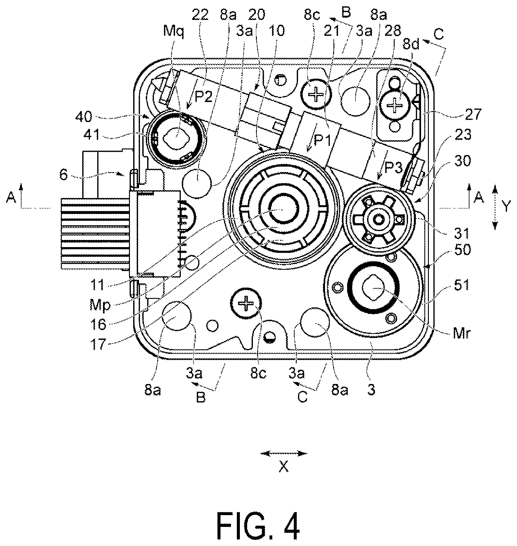 Patent US12092455 Figure 4 – Absolute encoder for reducing influence of a leakage magnetic flux
