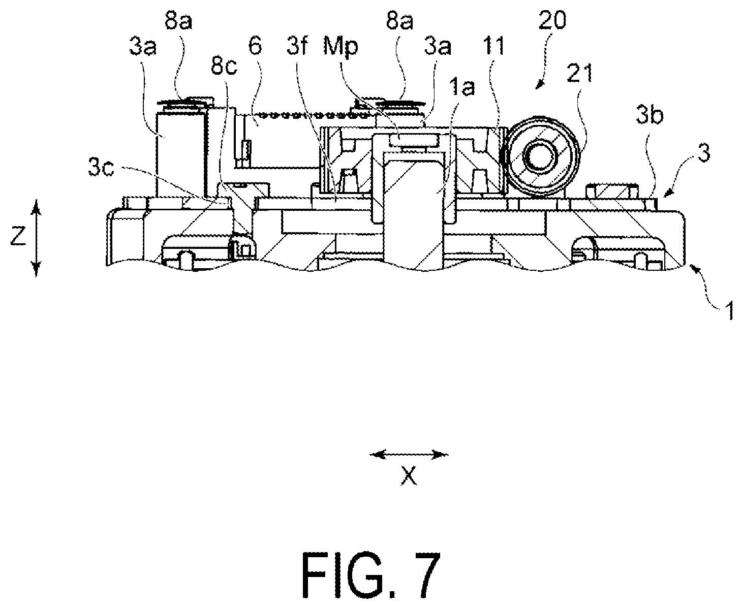 Patent US12092455 Figure 7 – Absolute encoder for reducing influence of a leakage magnetic flux