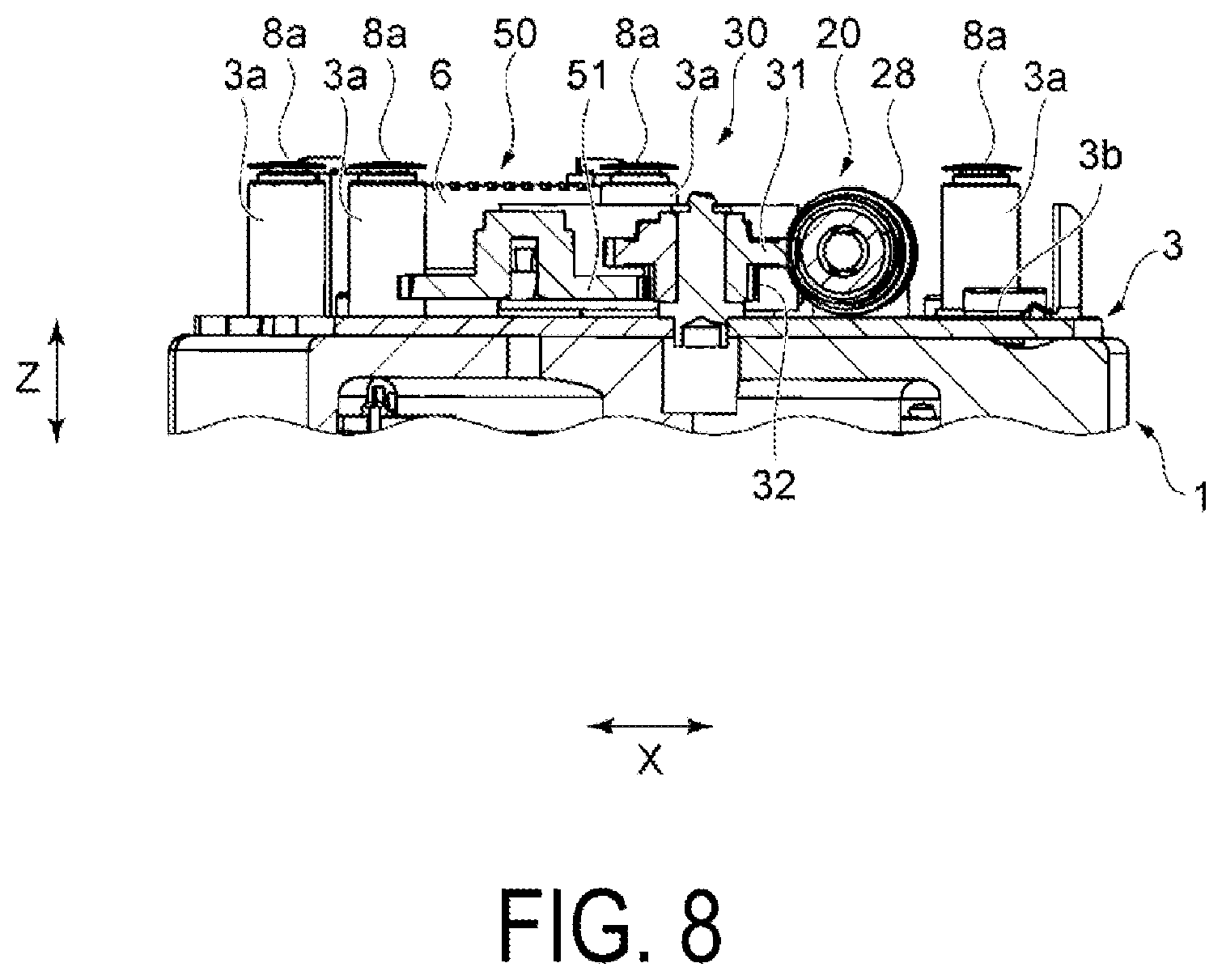Patent US12092455 Figure 8 – Absolute encoder for reducing influence of a leakage magnetic flux