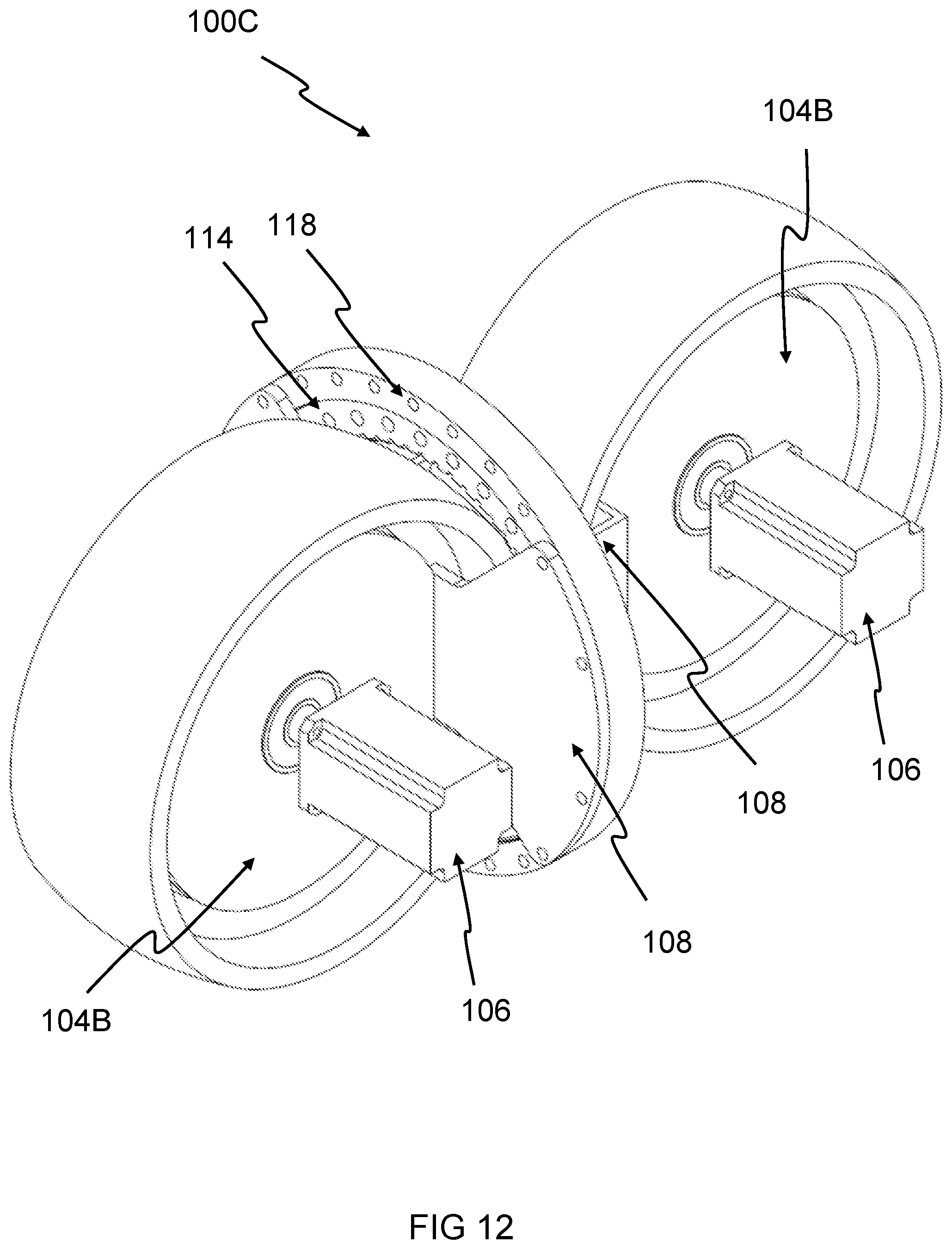 Patent US12092459 Figure 12 – Arrangements for rotational apparatus