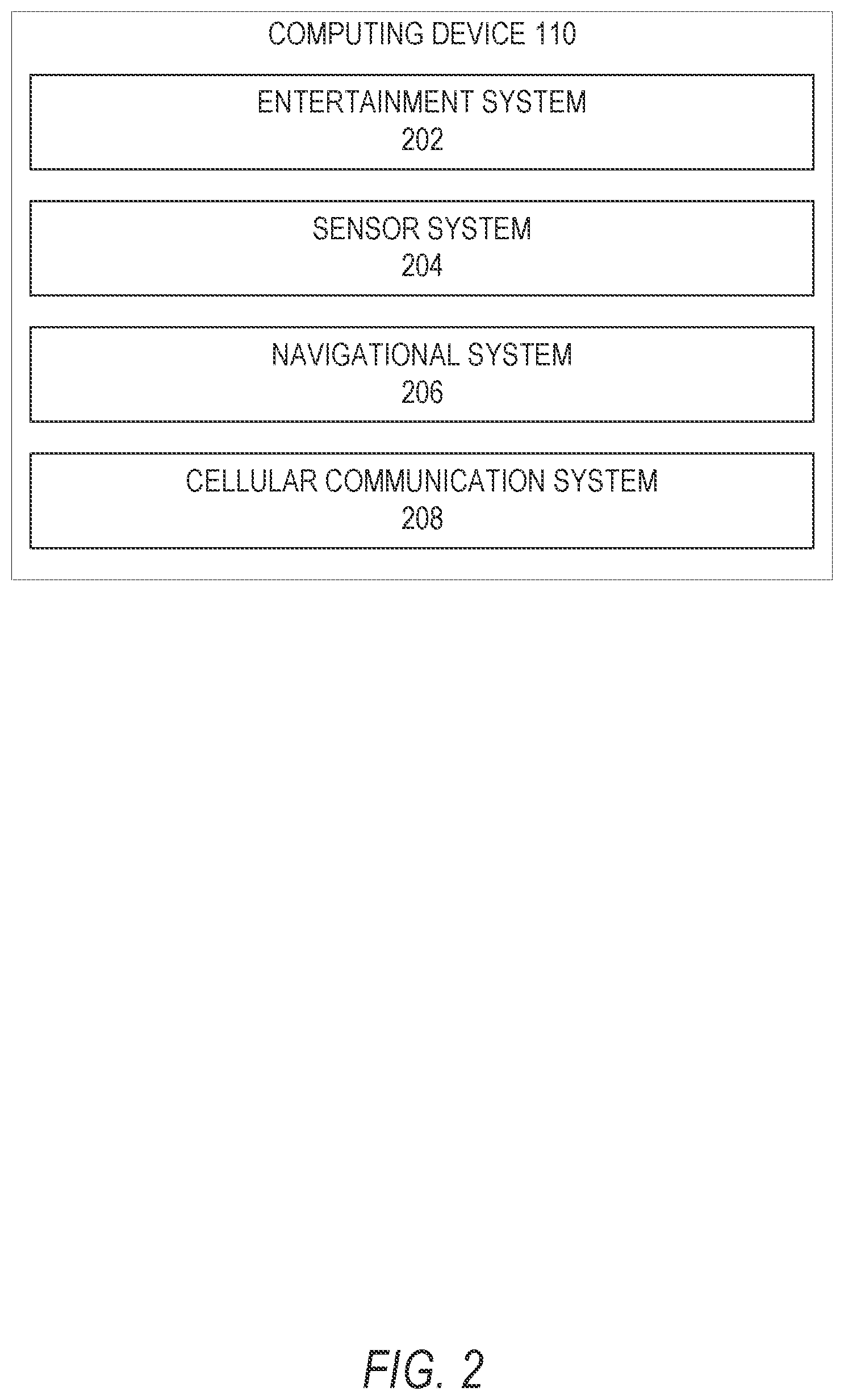 Patent US12092466 Figure 2 – Dynamic content delivery based on vehicle navigational attributes