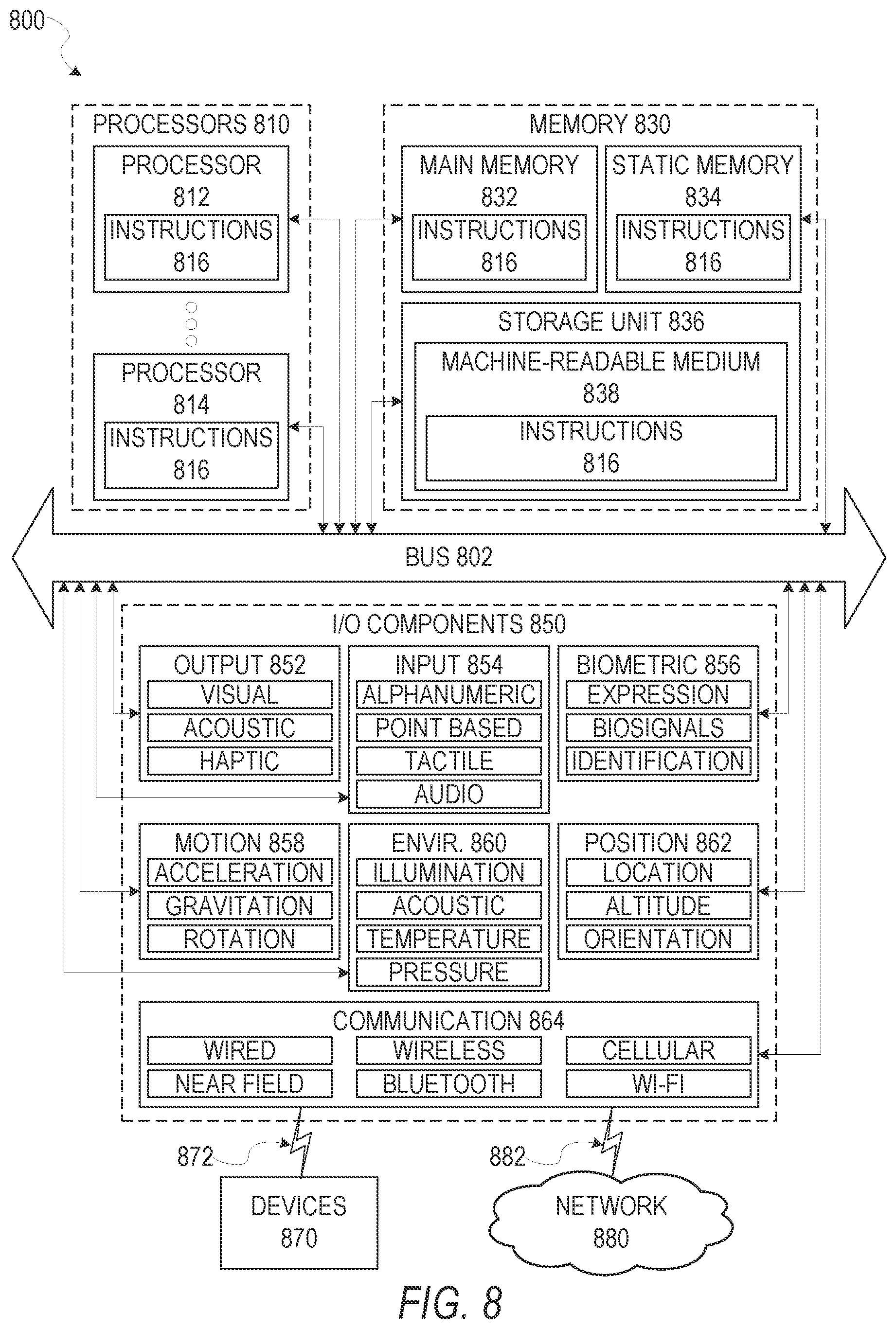 Patent US12092466 Figure 8 – Dynamic content delivery based on vehicle navigational attributes