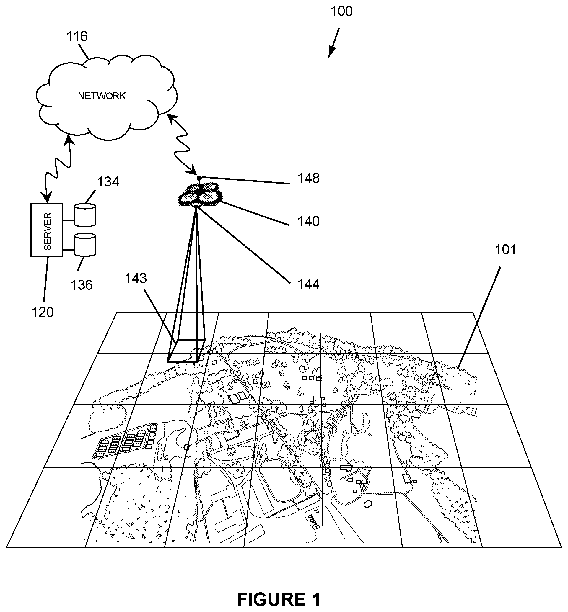 Patent US12092468 Figure 1 – Methods and systems for response vehicle deployment