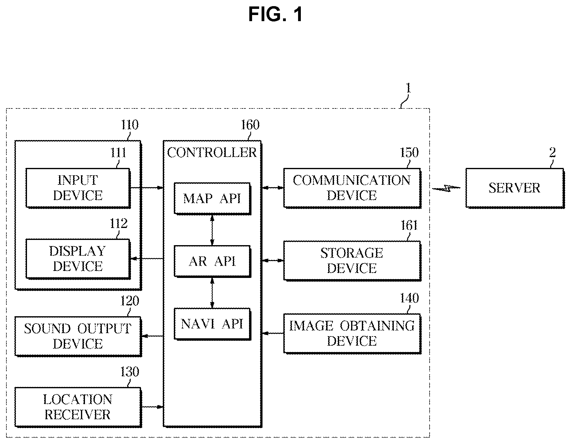 Patent US12092475 — Mobile apparatus and vehicle — Figure 1