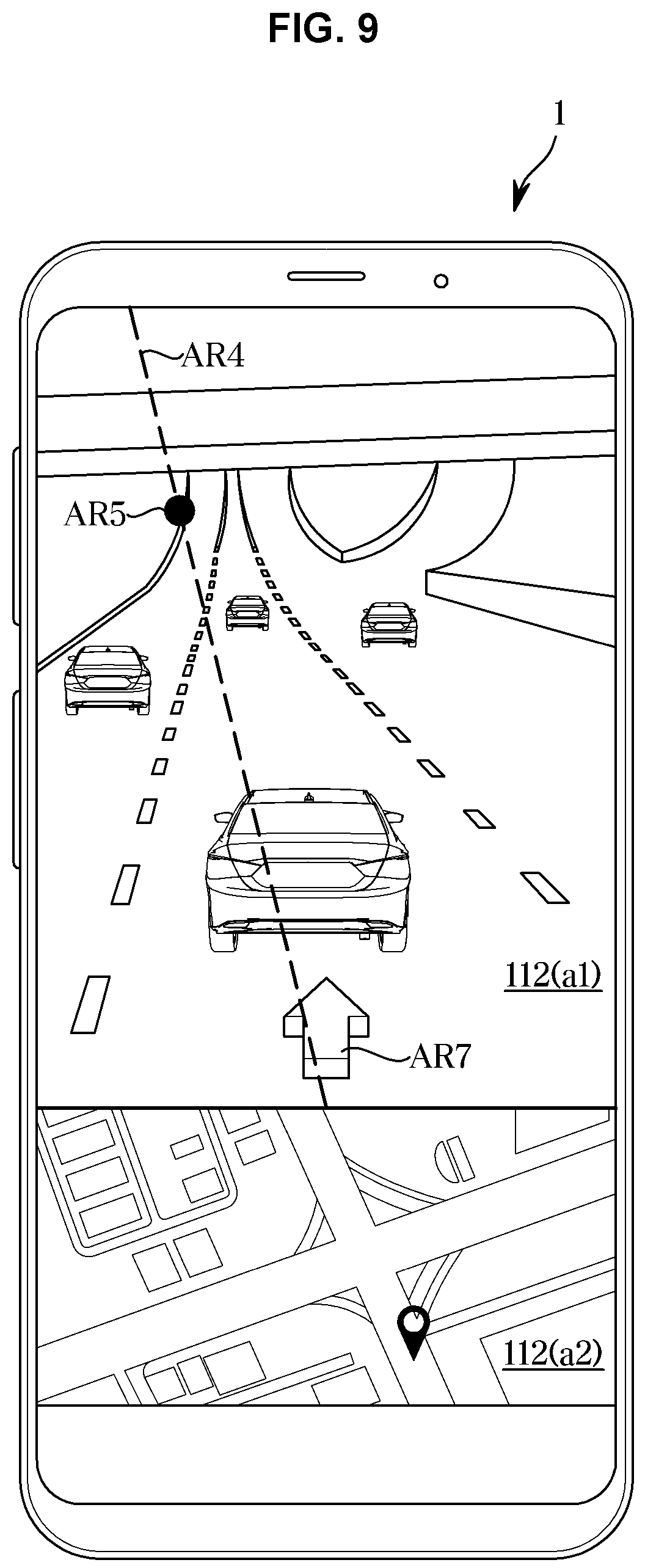Patent US12092475 Figure 11 – Mobile apparatus and vehicle